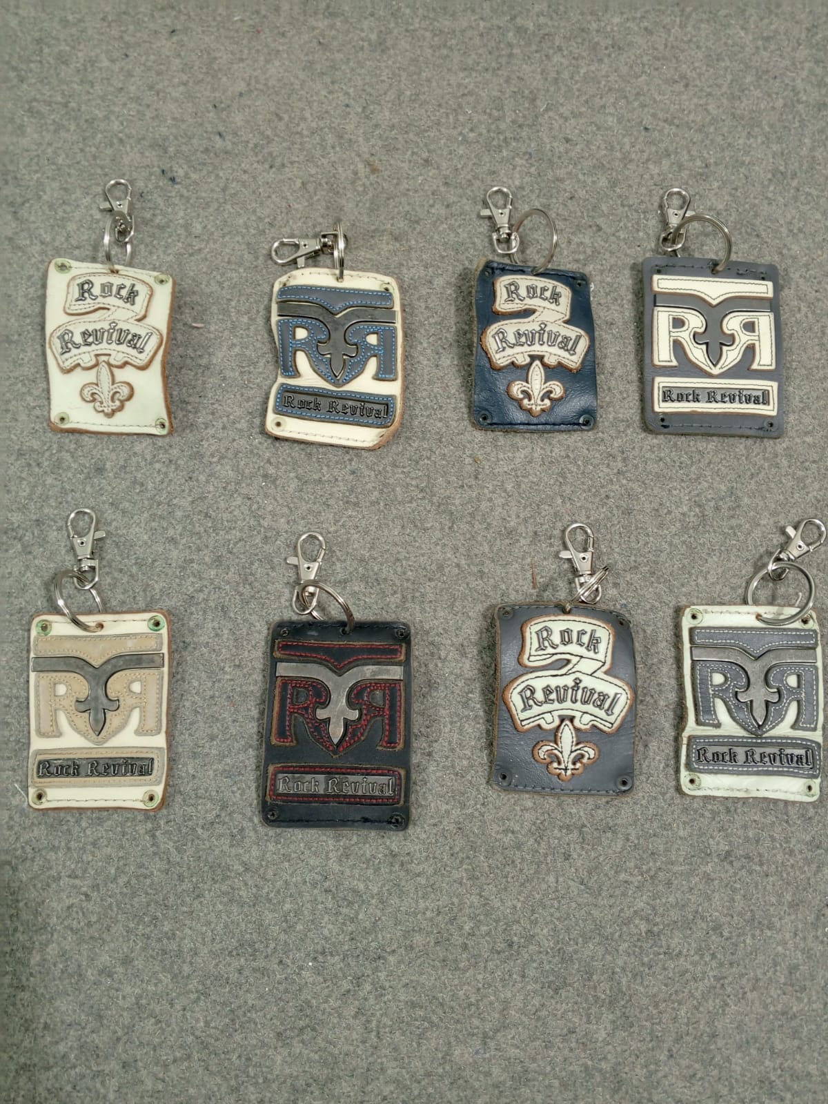 HD1288 Upcycled Rock Revival Key Chains