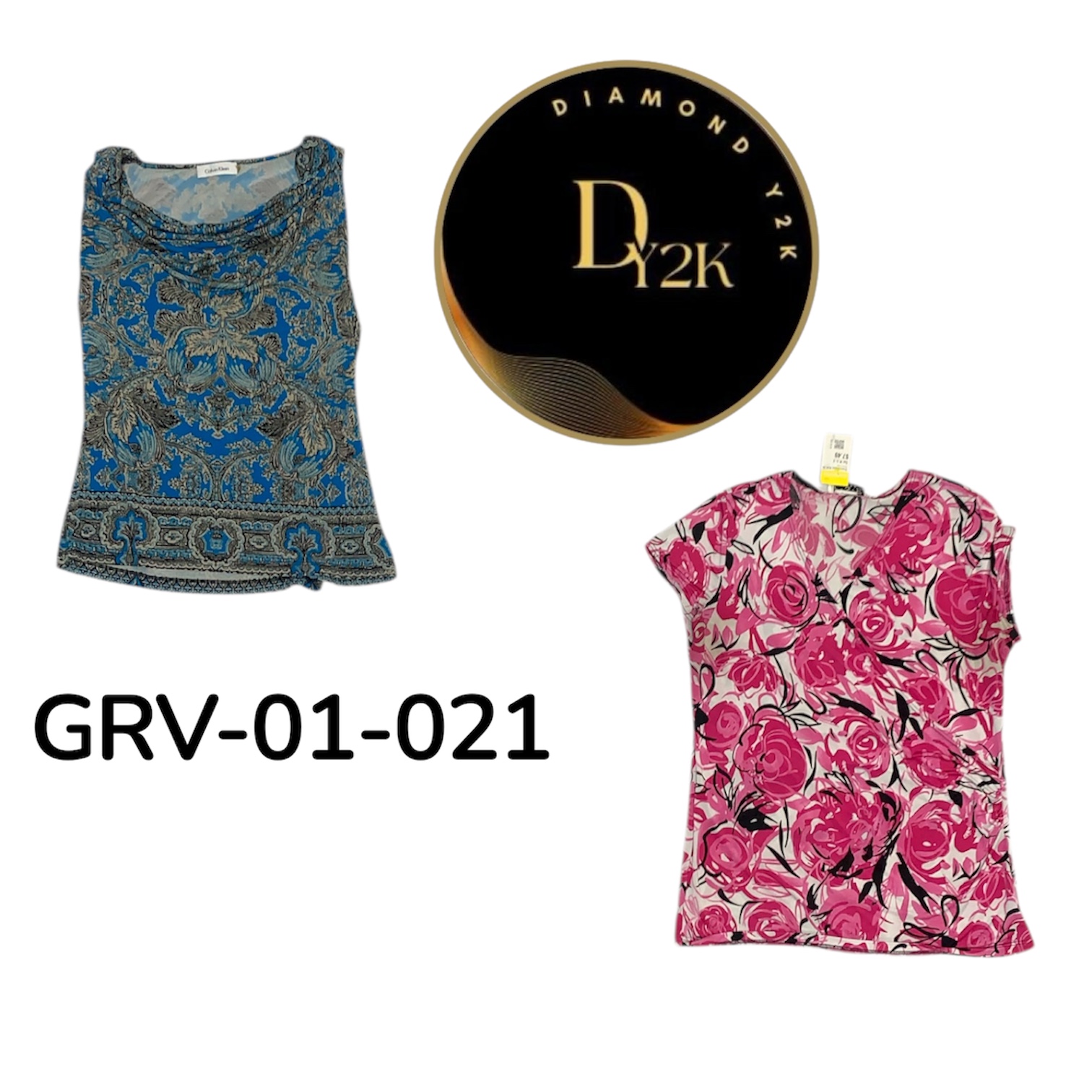 Blouse décontractée à manches courtes Y2K – Haut mignon pour tous les jours (GRV-01-021)