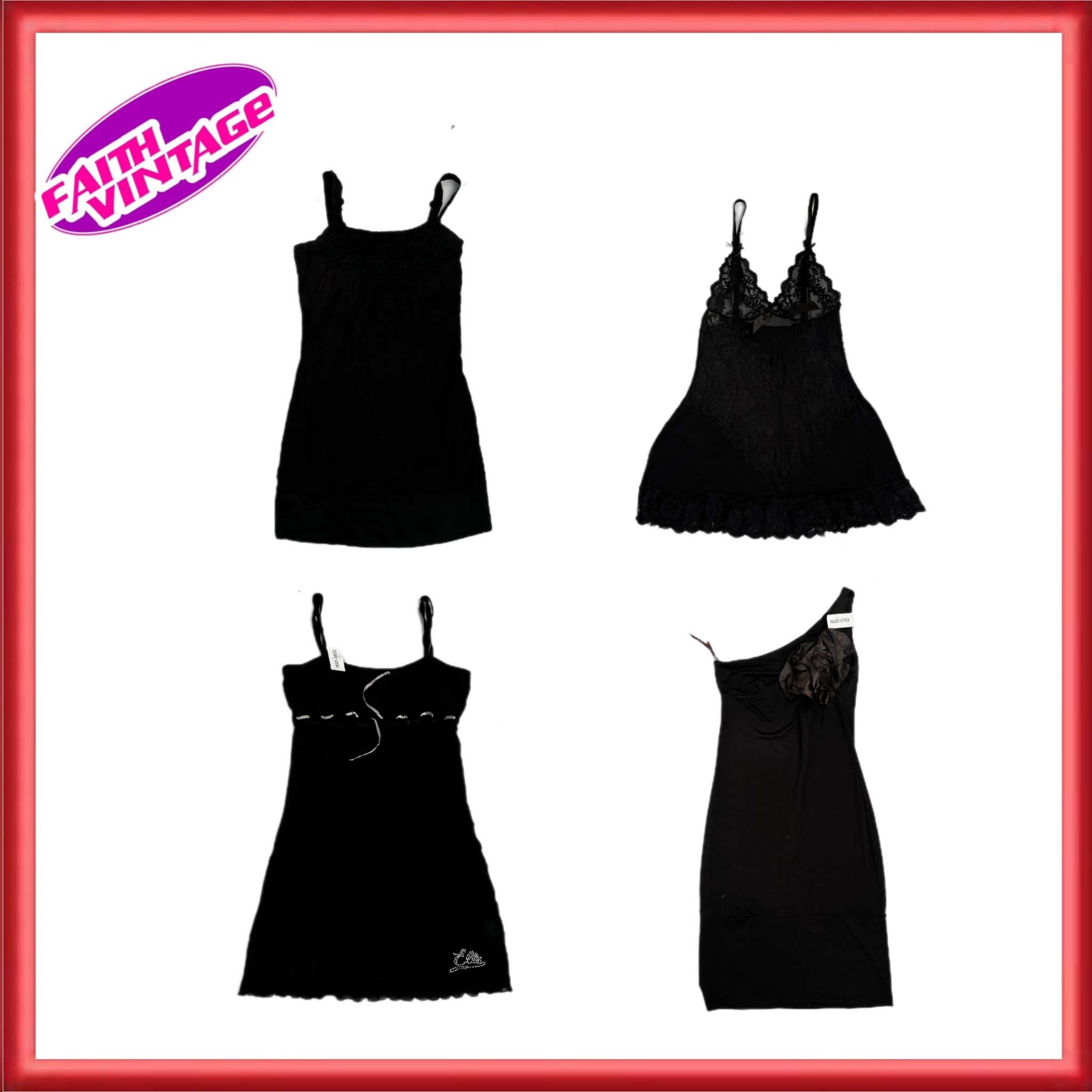 80’s Black Cat Dresses Bundle(FV-324)