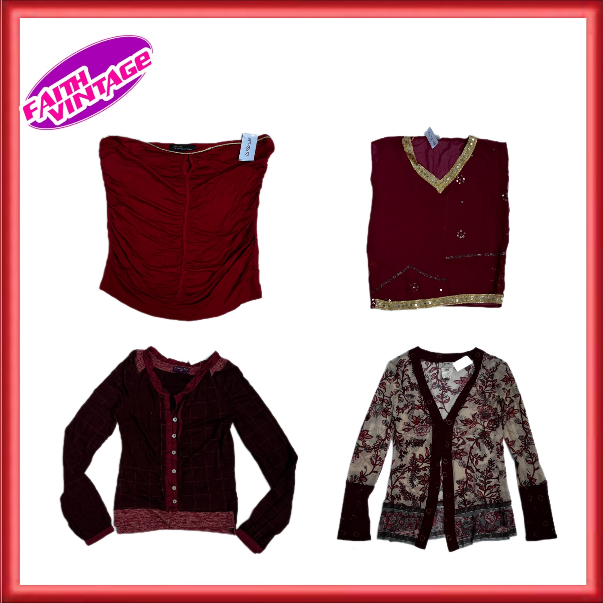 Mohogany Whisper Top and Dresses Mix bundle(FV-327)