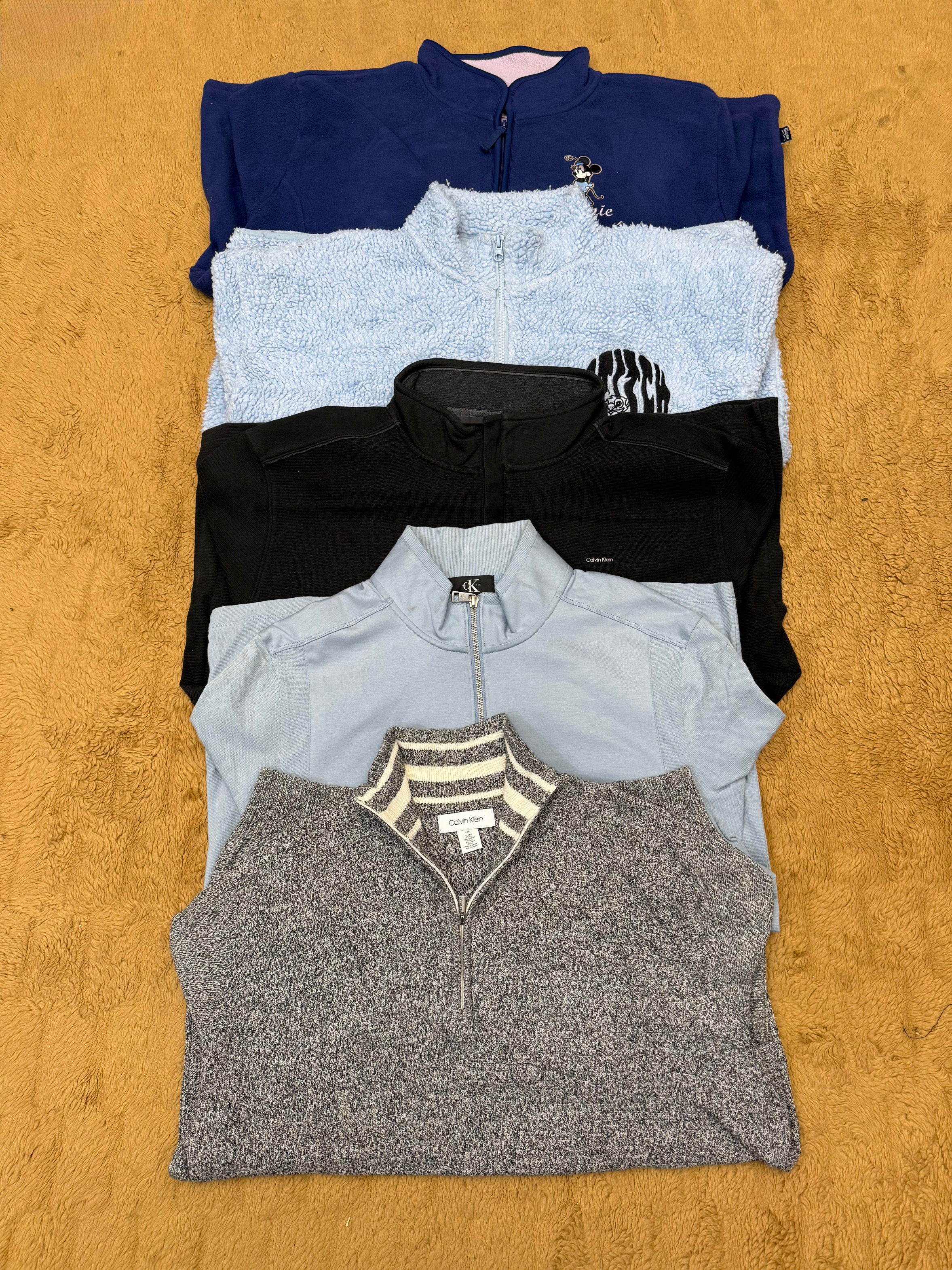 Mix Brand Quarter Zip Fleece