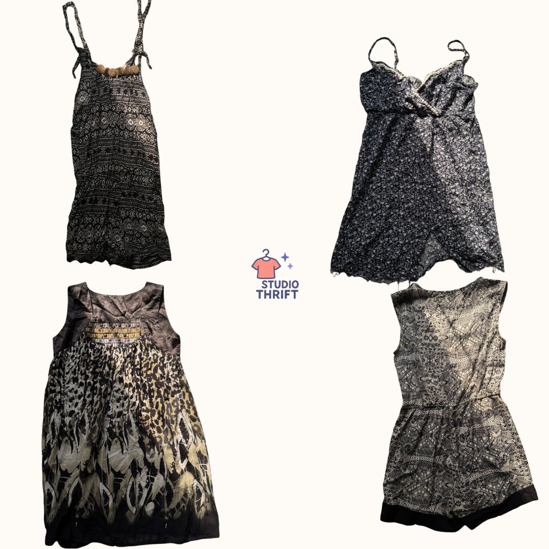 Midnight Nomad Y2K Mini Kleid(DR-058)