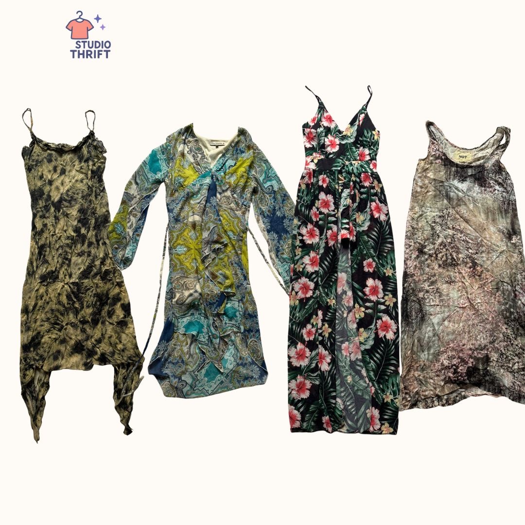 Wild Eden Y2K Dress – Boho After Dark(DR-061)