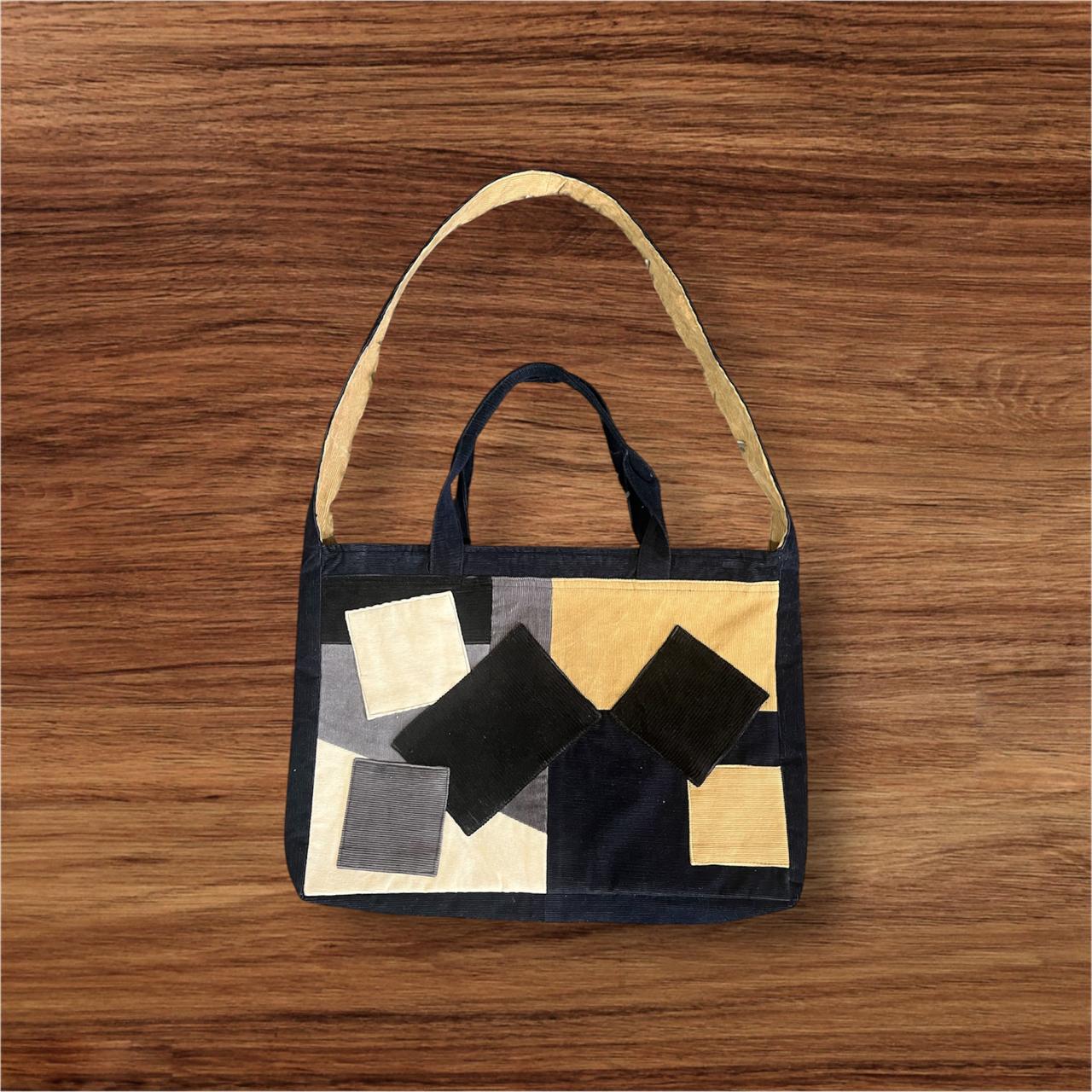 Upcycled Corduroy Patchwork Taschen
