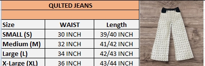 Upcycled Quilted Jeans