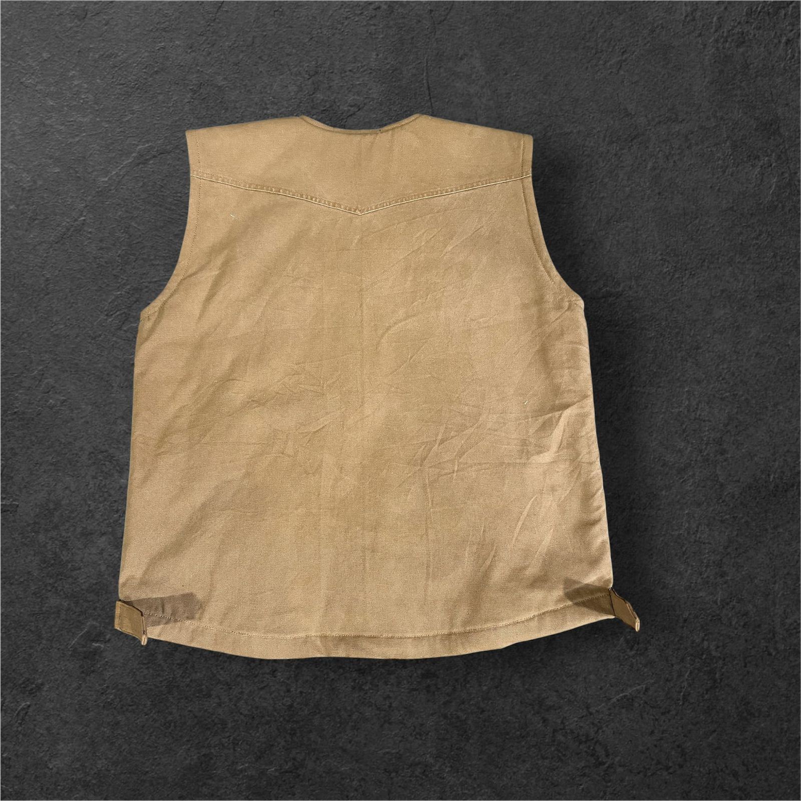 Upcycled Carhartt Canvas Vest Zipus Jackets