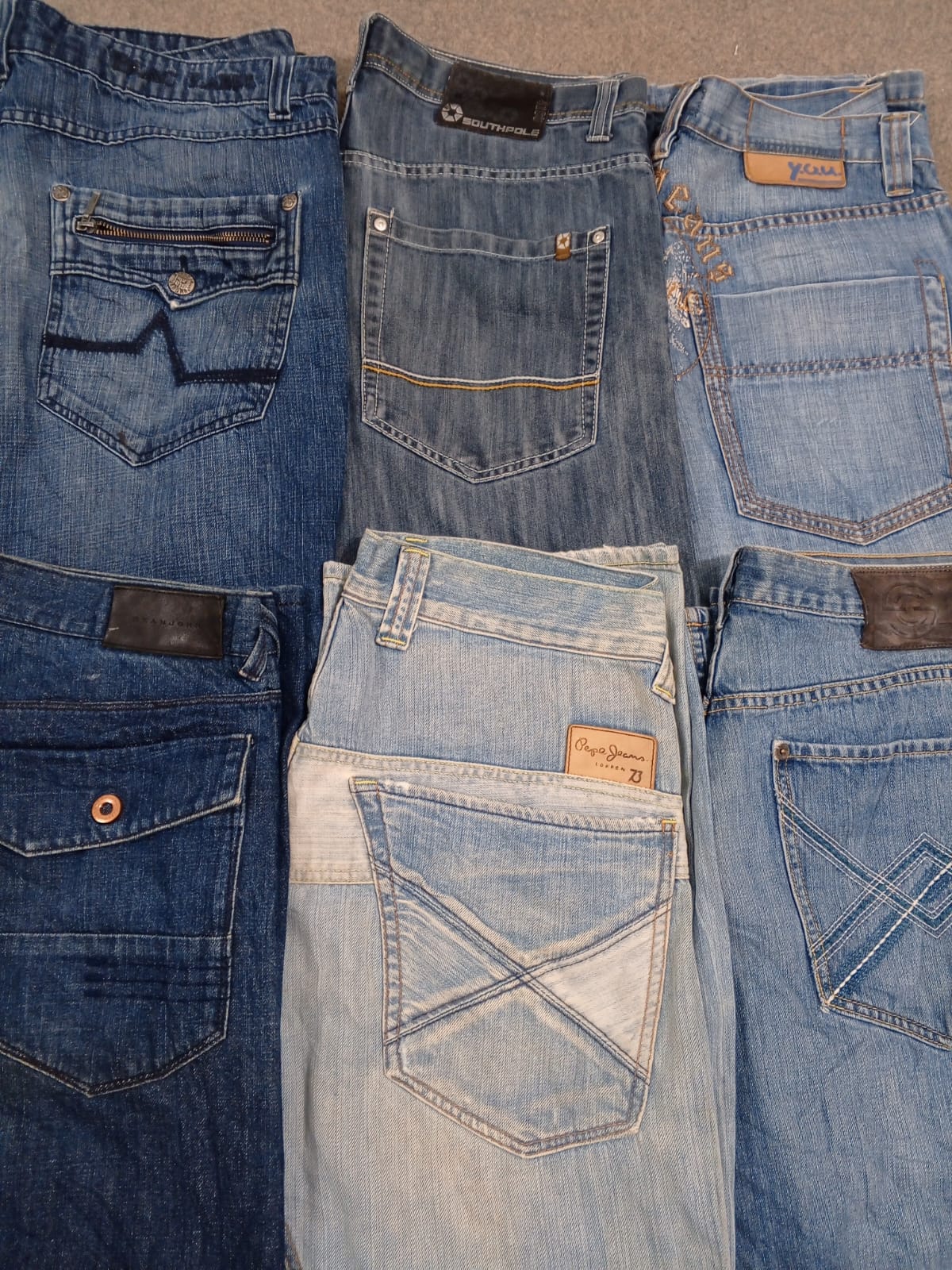 HD1297 Herren Baggy Hiphop Jeans