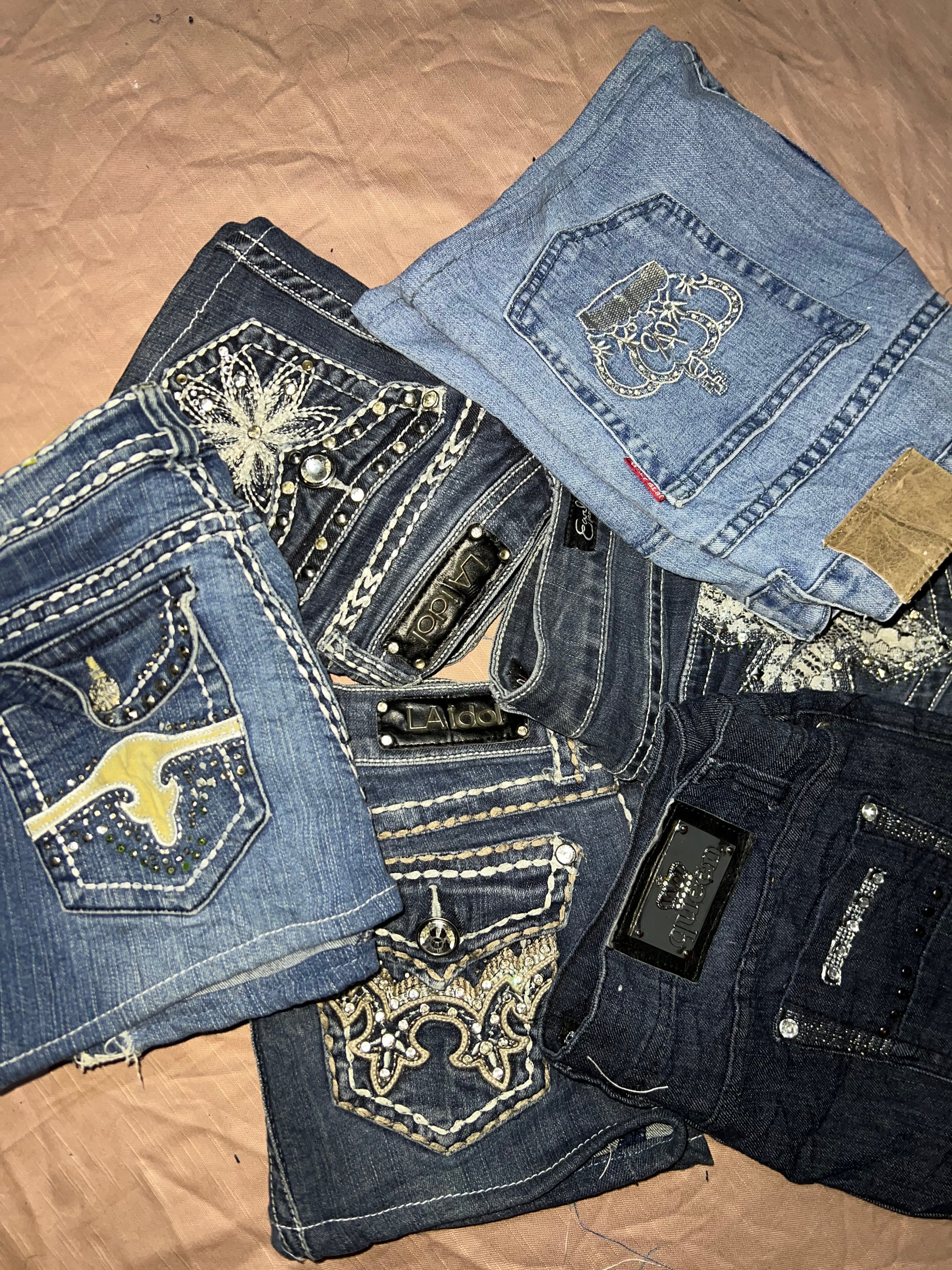 Laidol and other brand mini skirts y2k/042