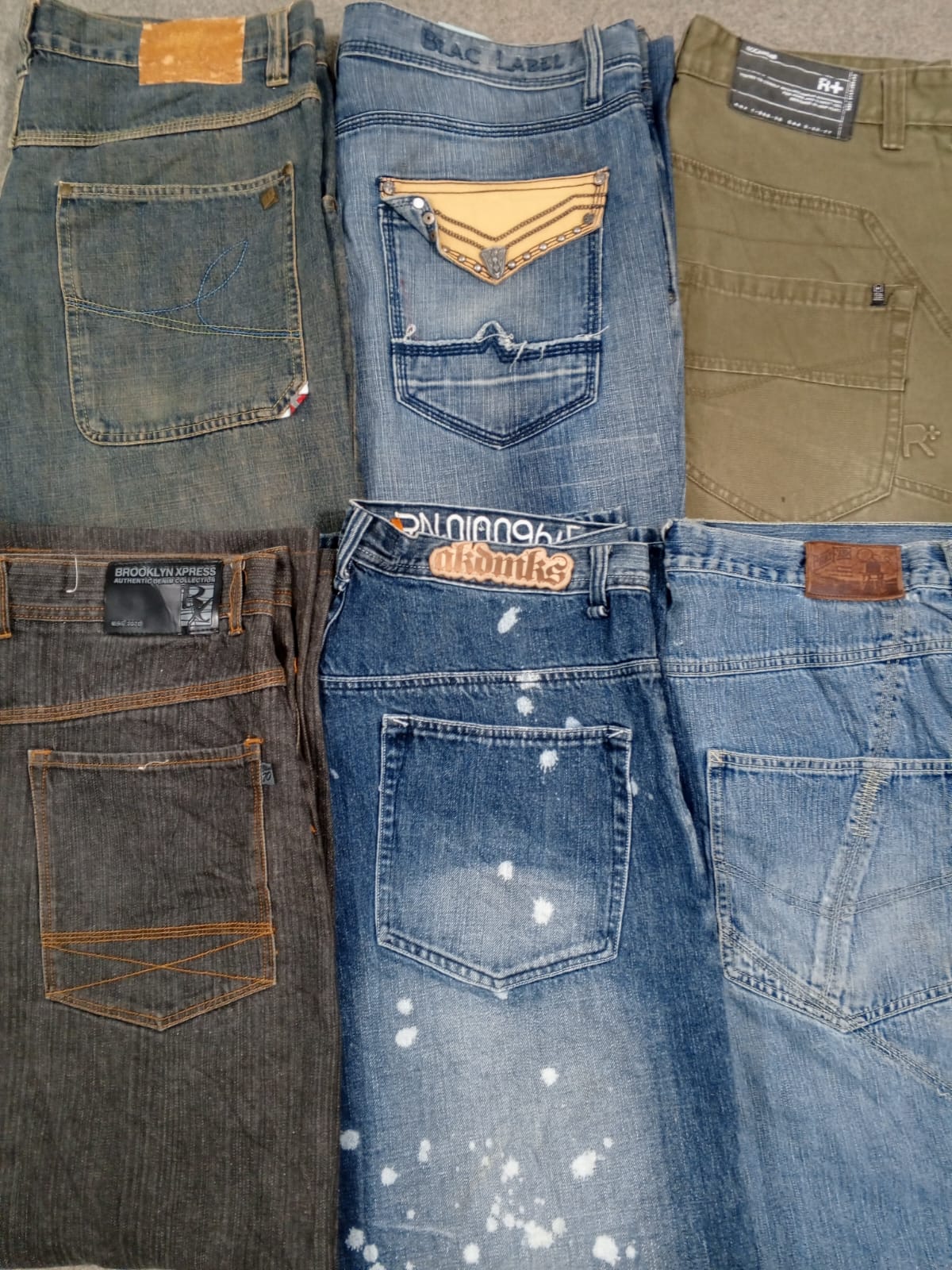 Jean baggy designer pour homme HD1295