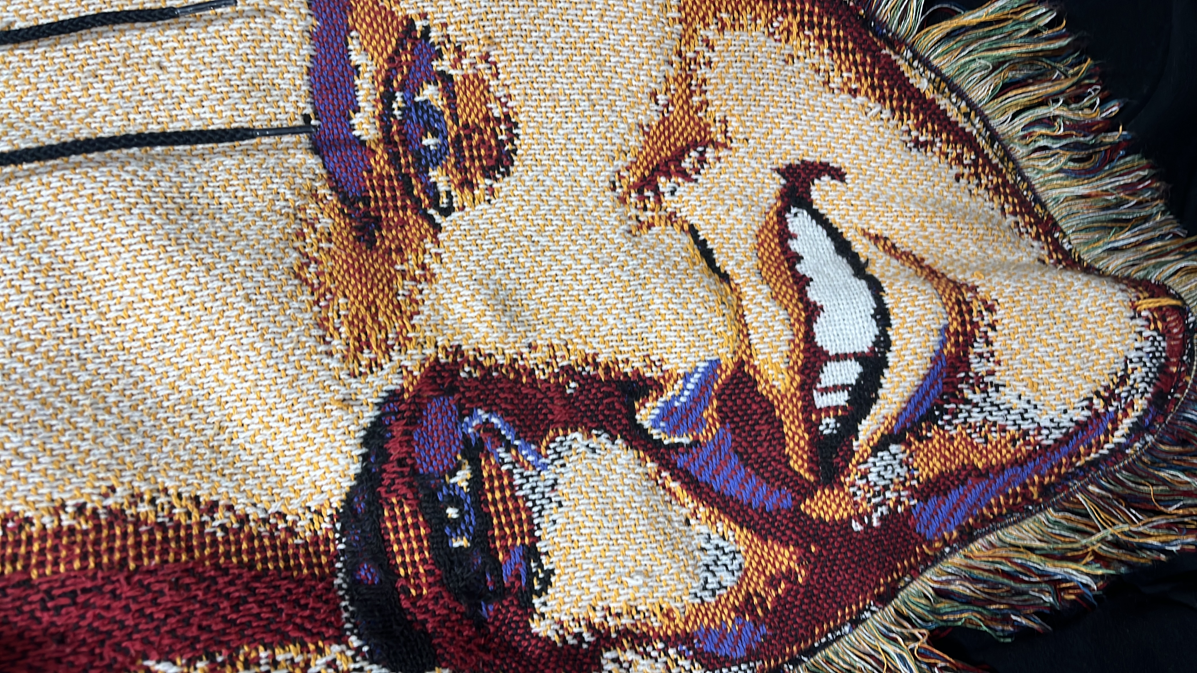 Fs-65 Upcycled sweatshirt with tapestry