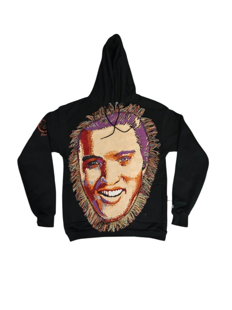 Fs-65 Sweatshirt upcyclé avec tapisserie