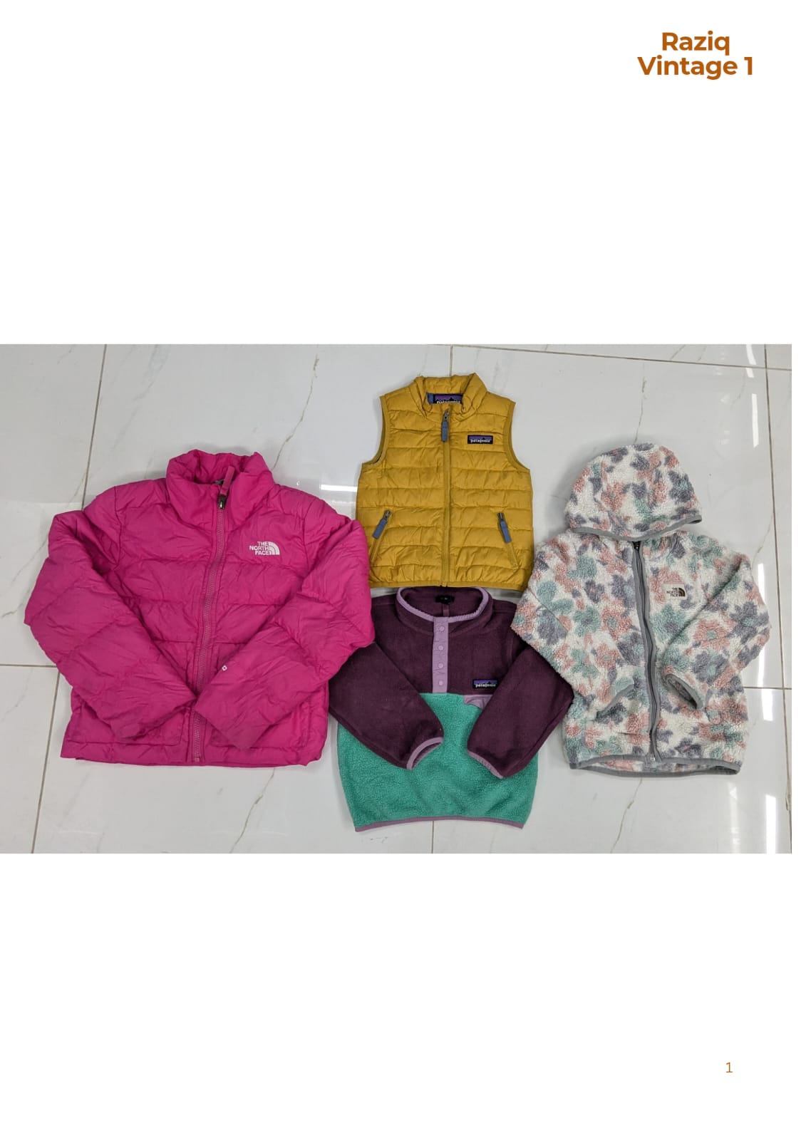 💥 RV1715 The North face Kids Fleece & Jackets