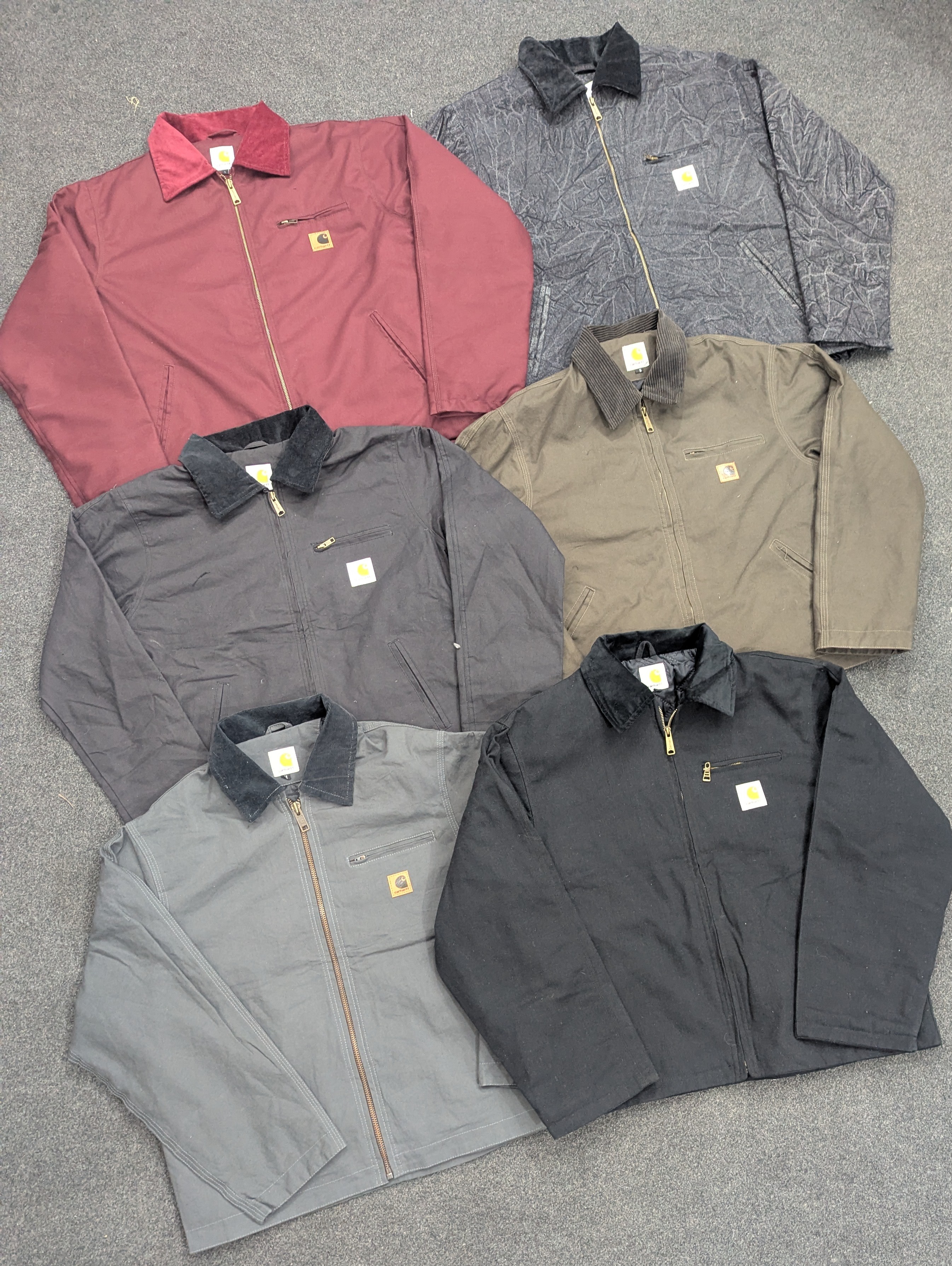 Carhartt Detroit Rework Style Jackets (9 pcs), (C-011)