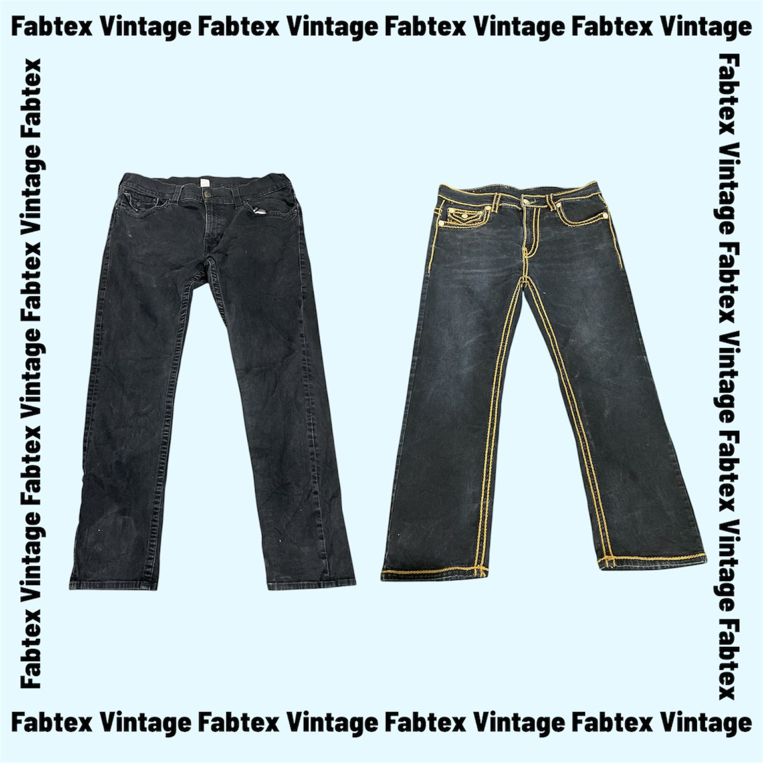 (FV-848) True Religion Oversize Jeans