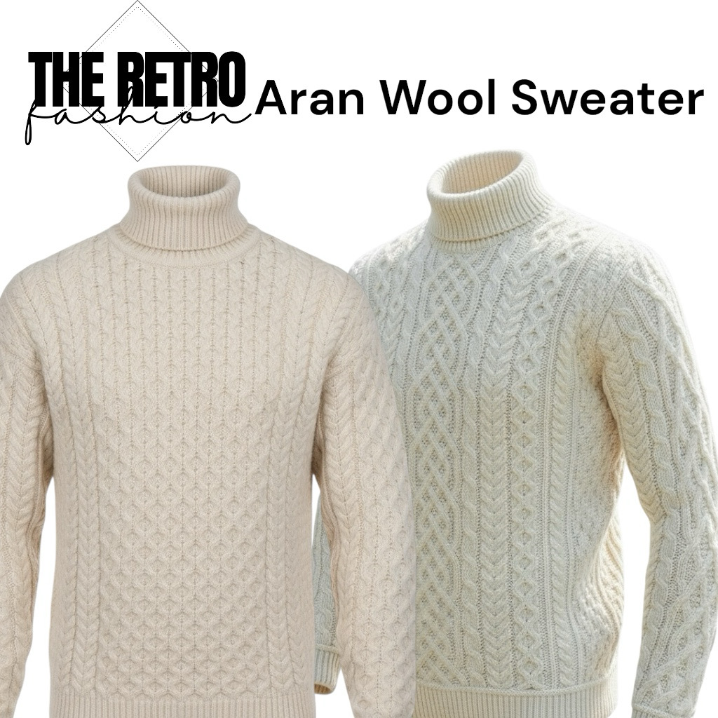 Aran wool sweaters