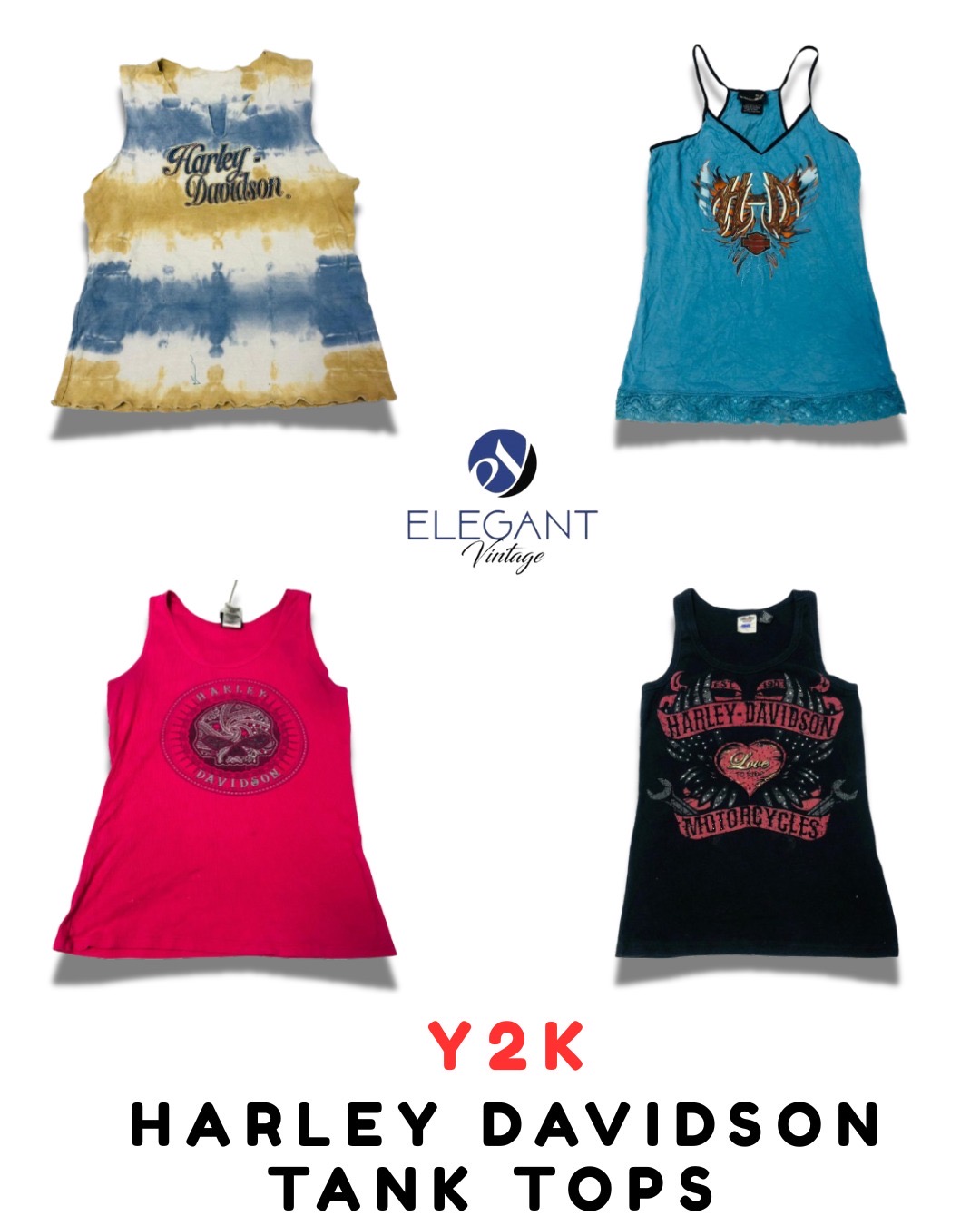 Y2K Harley Davidson タンクトップ - EV1904
