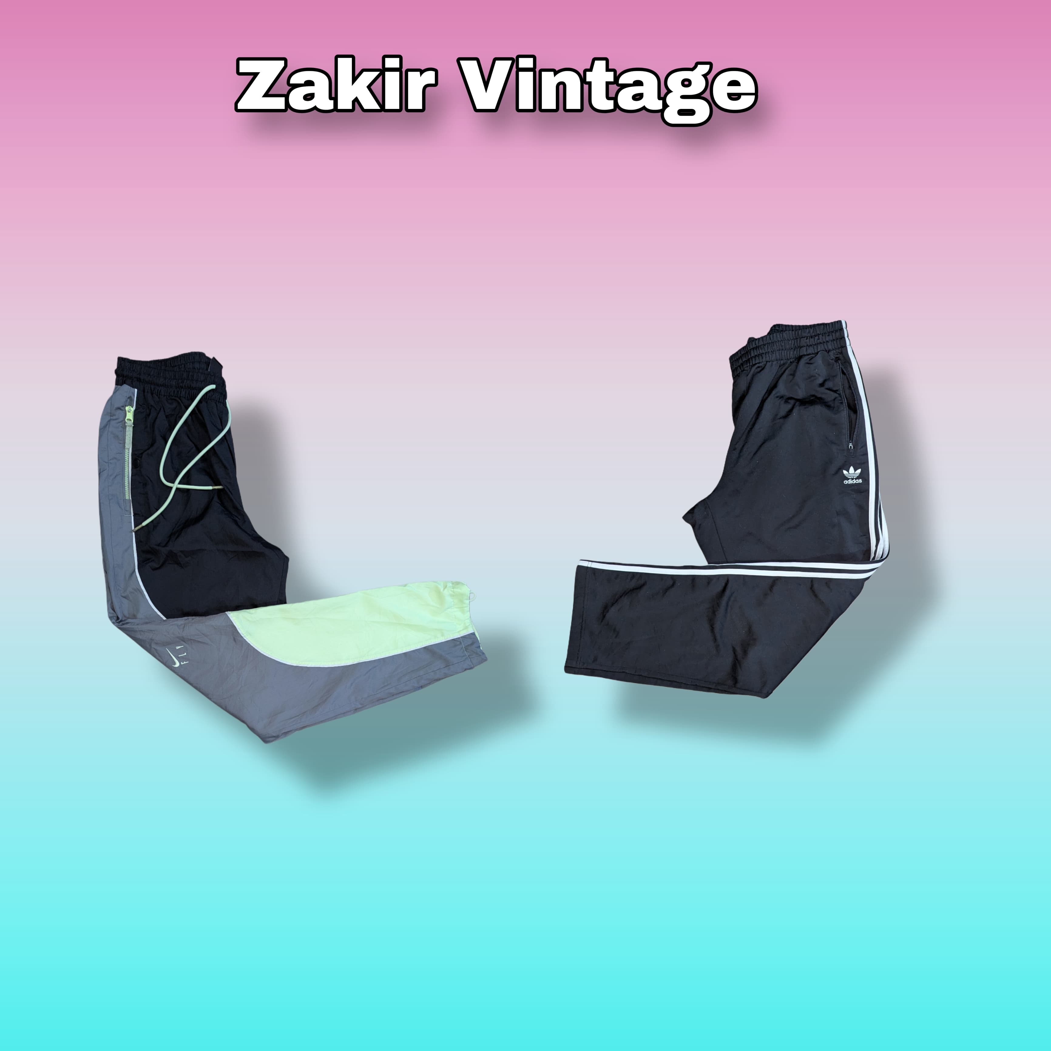 Nike and Adidas Track pants