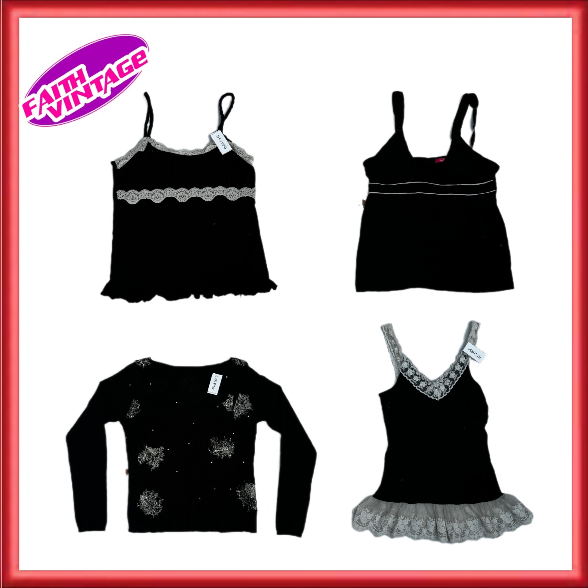 Throwback Storm Chaser Ensemble Mix Top Rock und Kleid Bundle(FV-335)