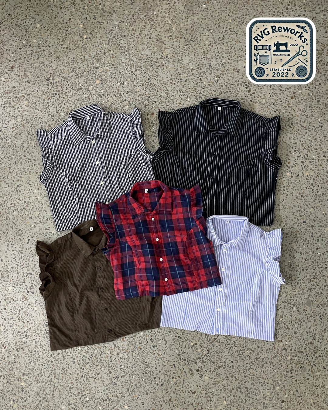 T-shirt à manches volantées upcyclé