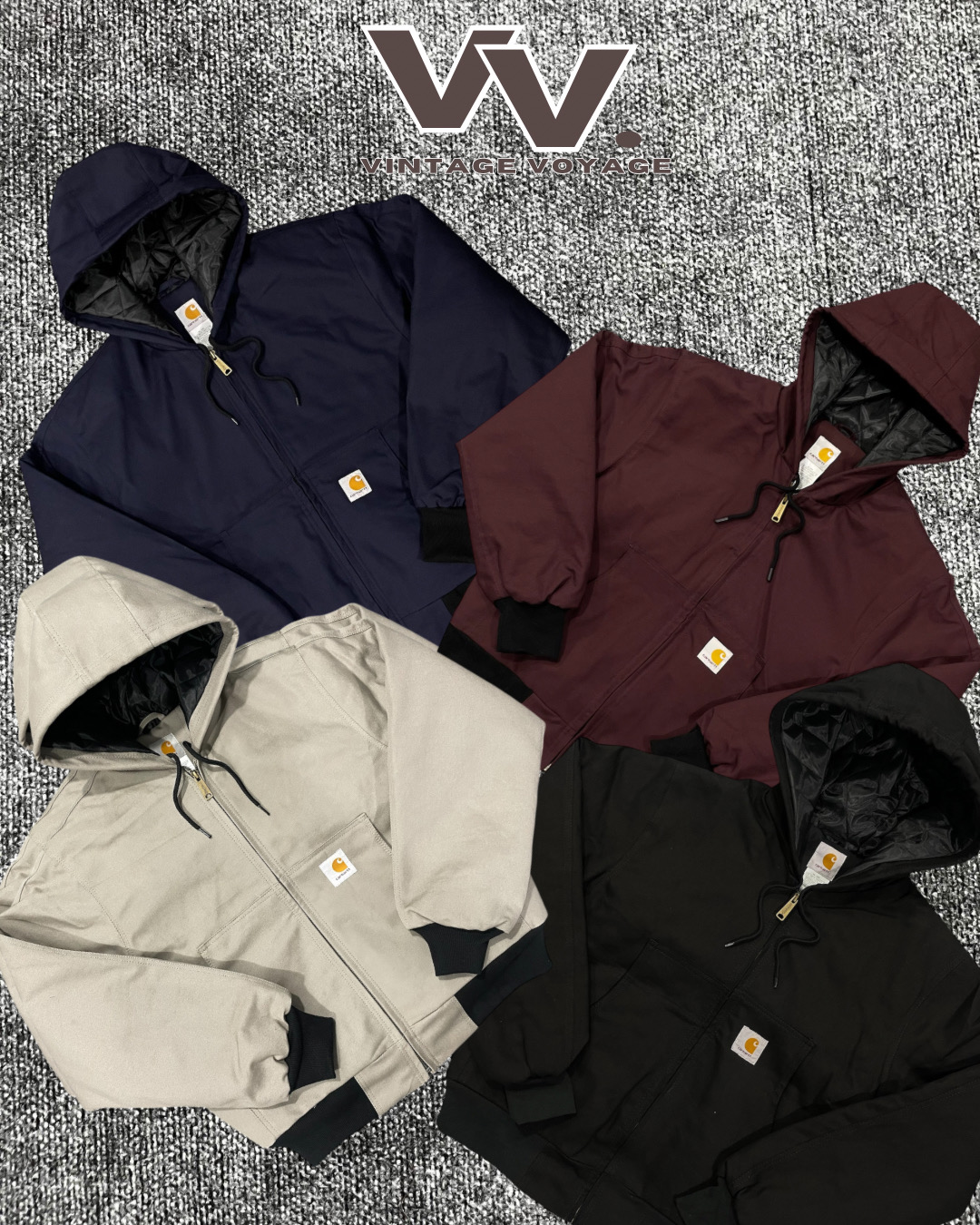 Veste à capuche mixte de couleur style retravaillé Carhartt #10126