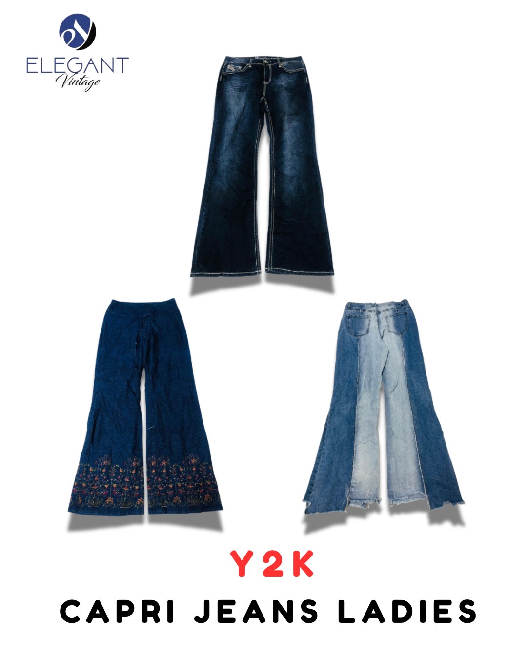 Y2K Capri-Jeans Damen - EV1926