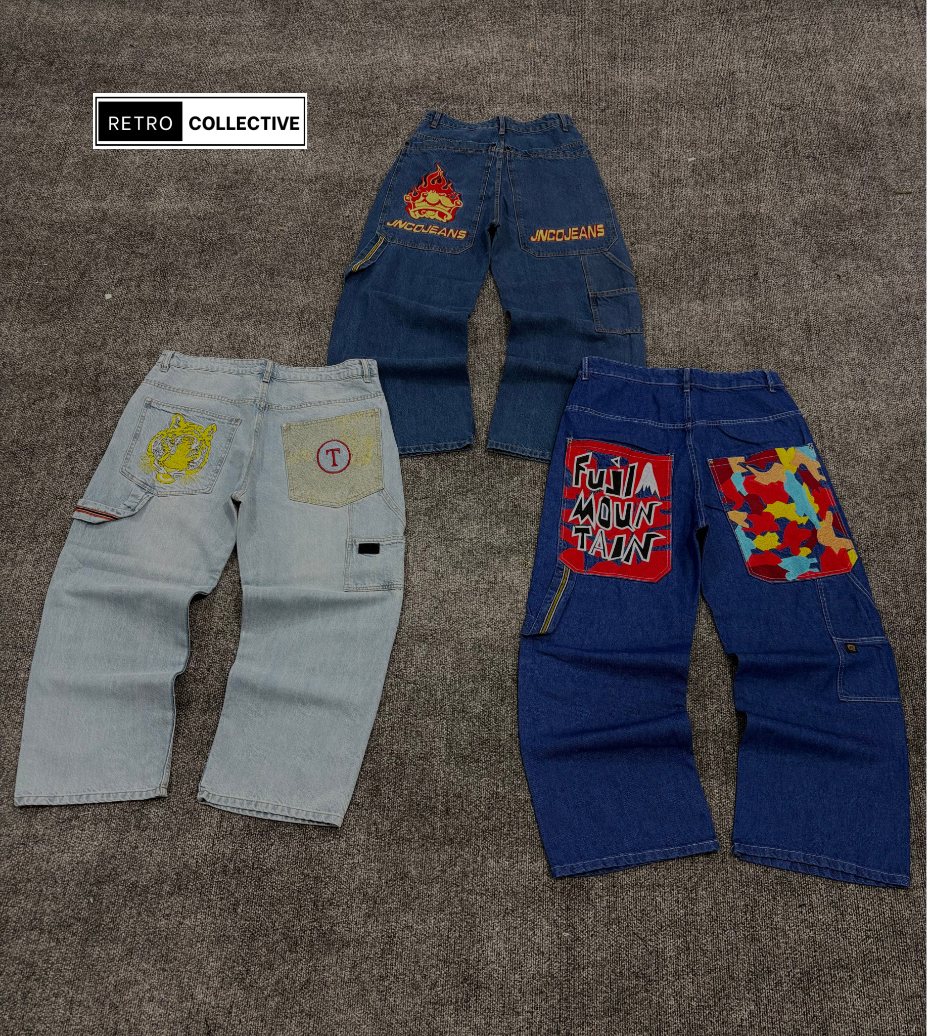 レトロヒップホップバギージーンズ {10/1}