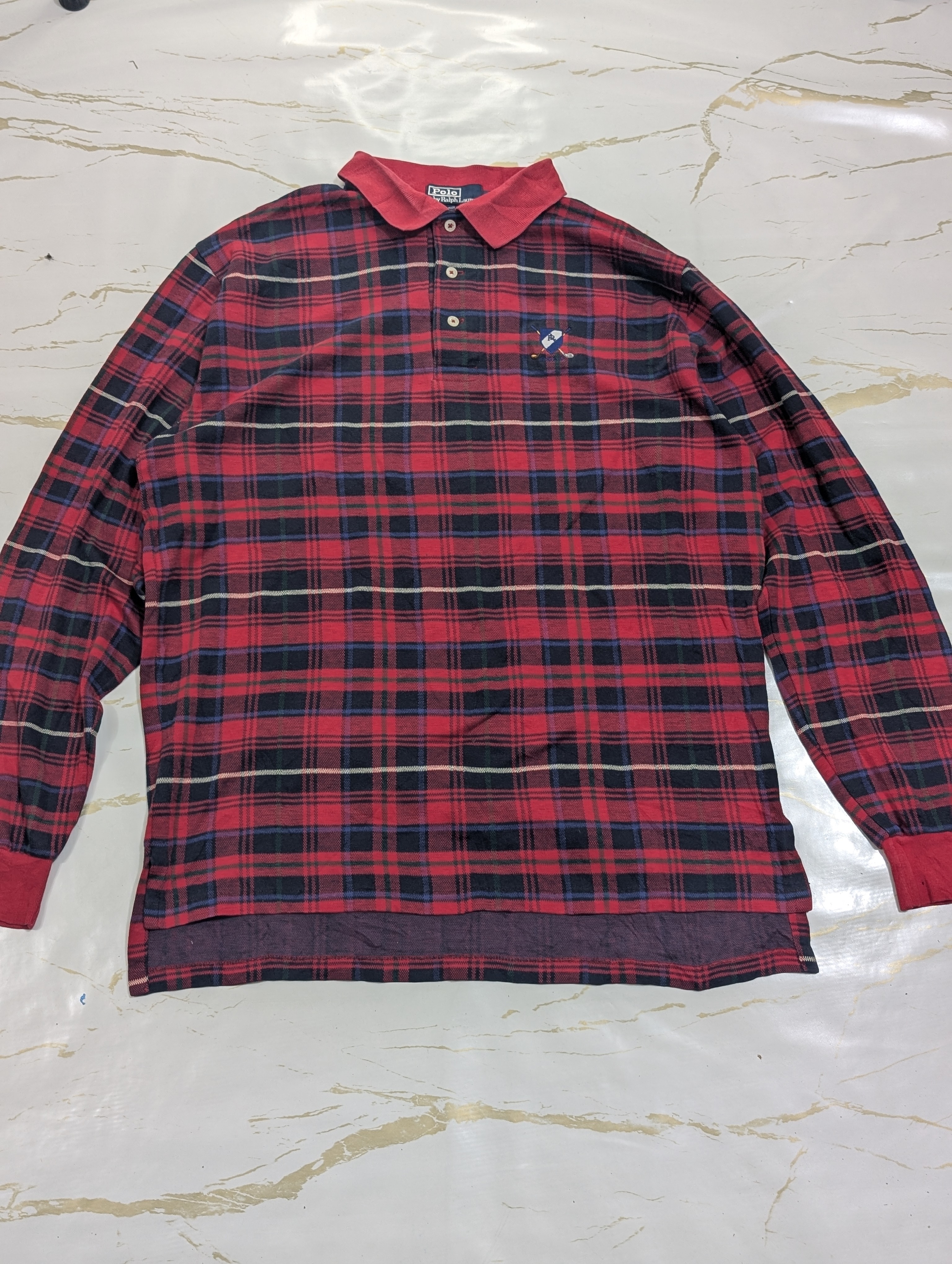 Polo RL Langarm-Polo-T-Shirt