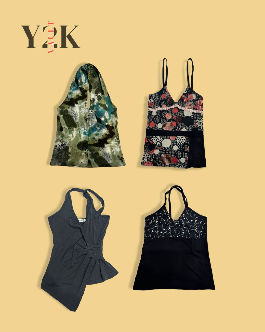 Tops de Saída Y2K (Yv-580)