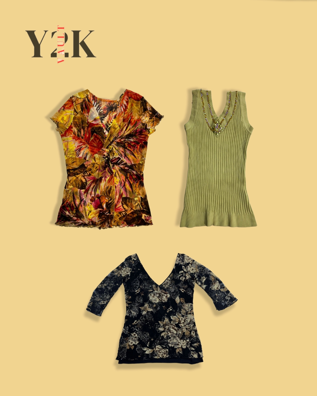 Édition de tops Y2K (Yv-581)