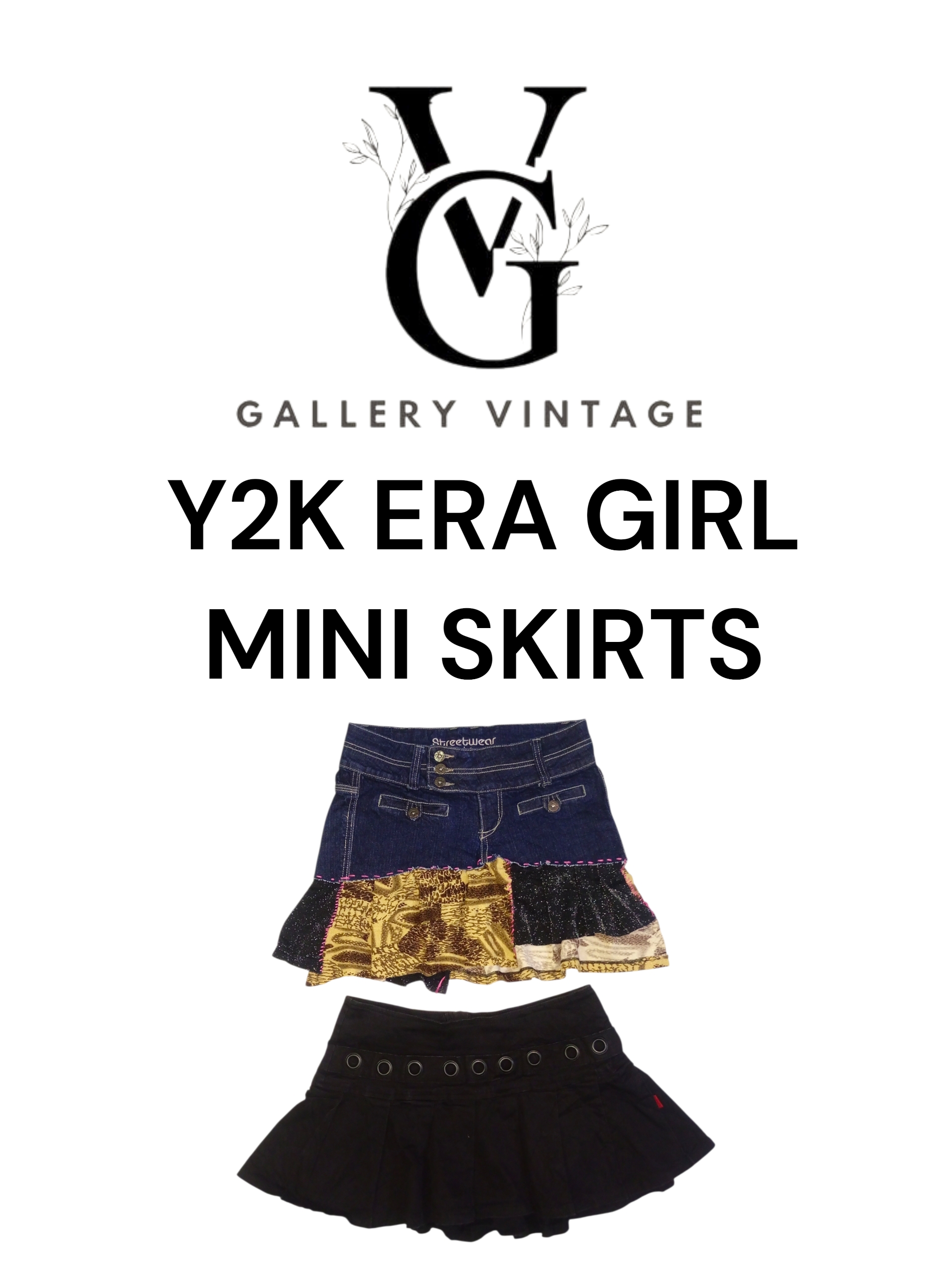 Y2K ERA GIRL ミニスカート