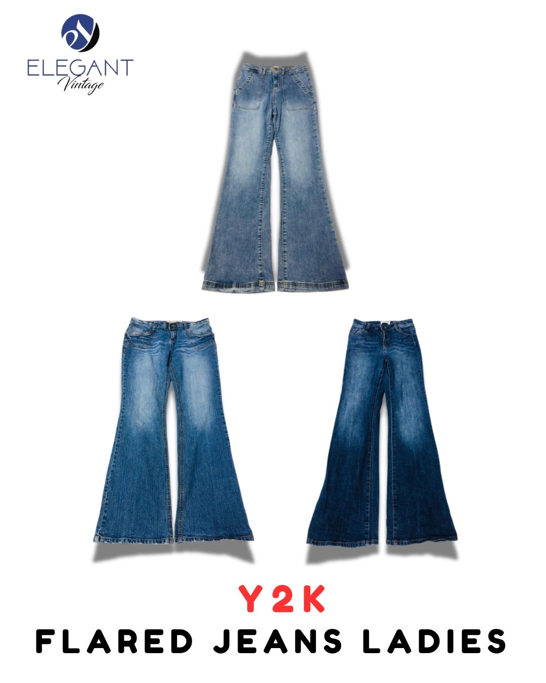 Y2K Schlagjeans Damen - EV1945
