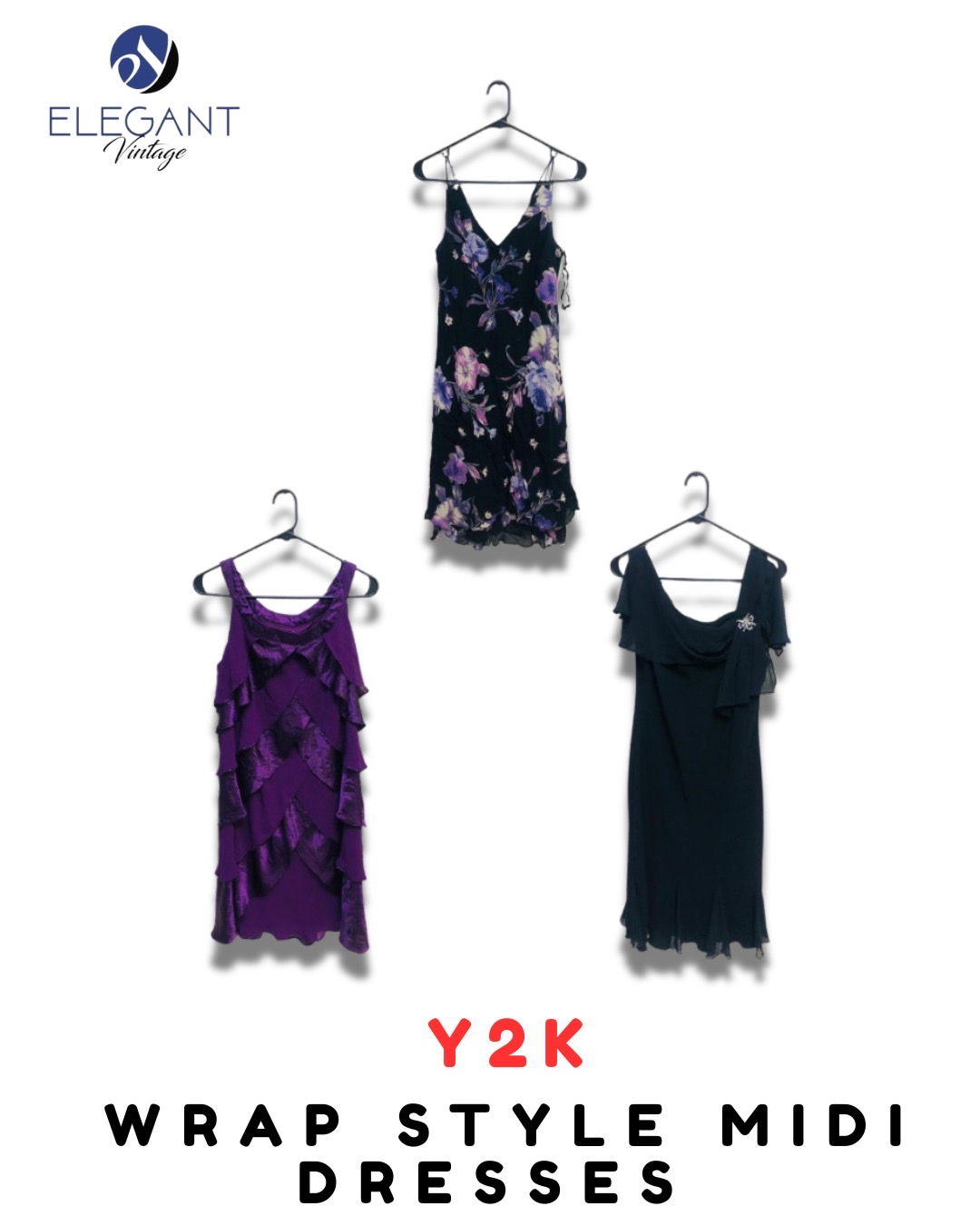 Y2K Warp Style Midi Dresses - EV1963
