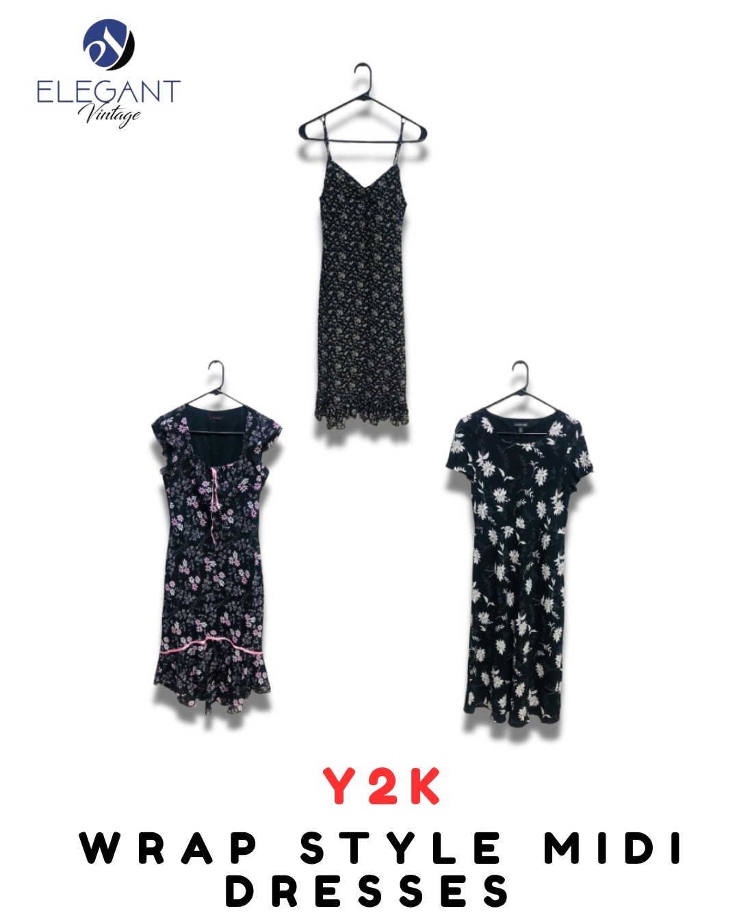Y2K Warp Style Midi Dresses - EV1966