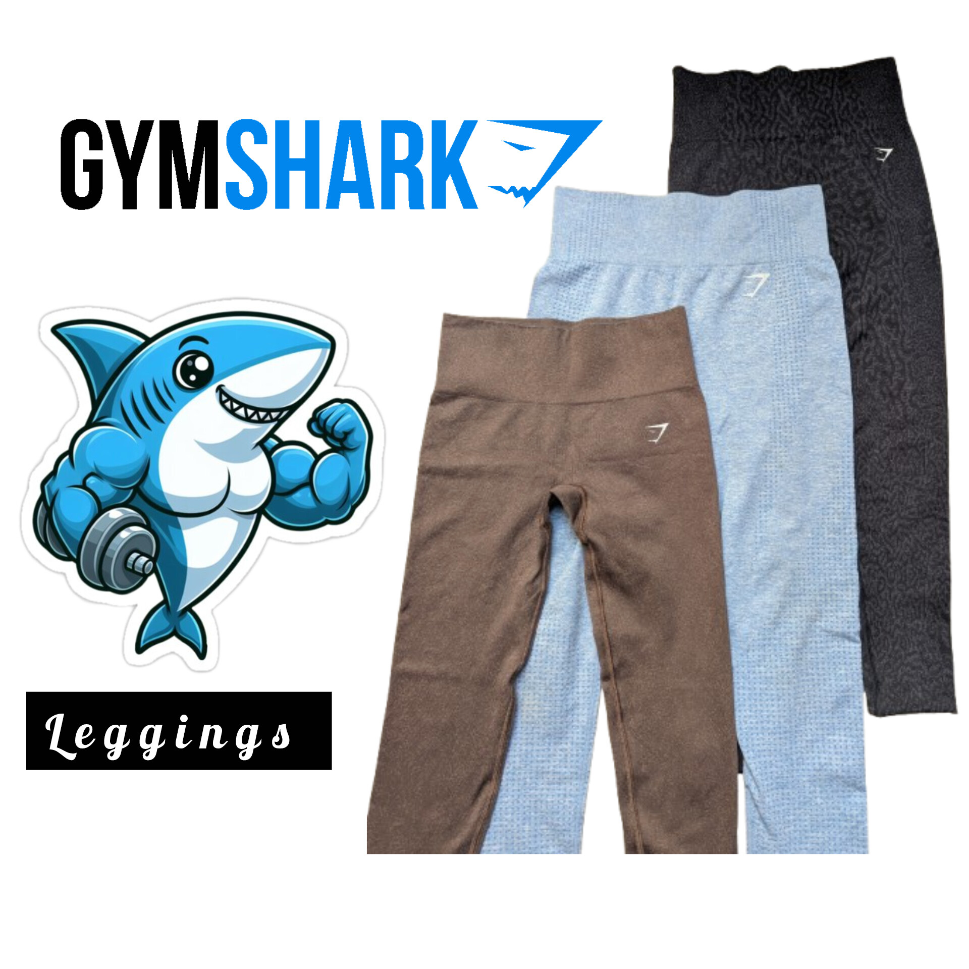 Gym Shark レギンスバンドル — 14 パーツ