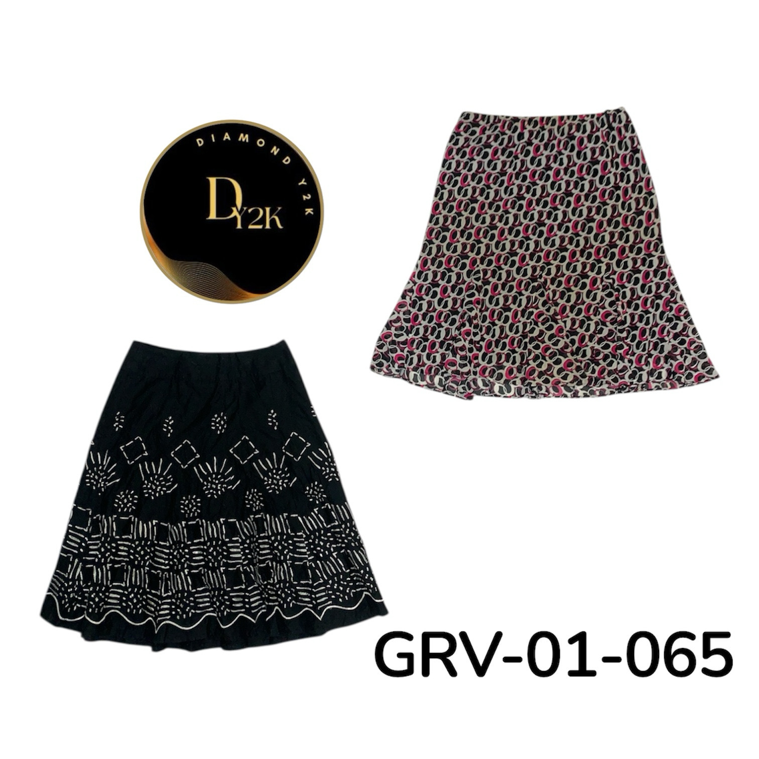 Classic Y2K Poly Skirt – Cute Retro Outfit (GRV-01-065)