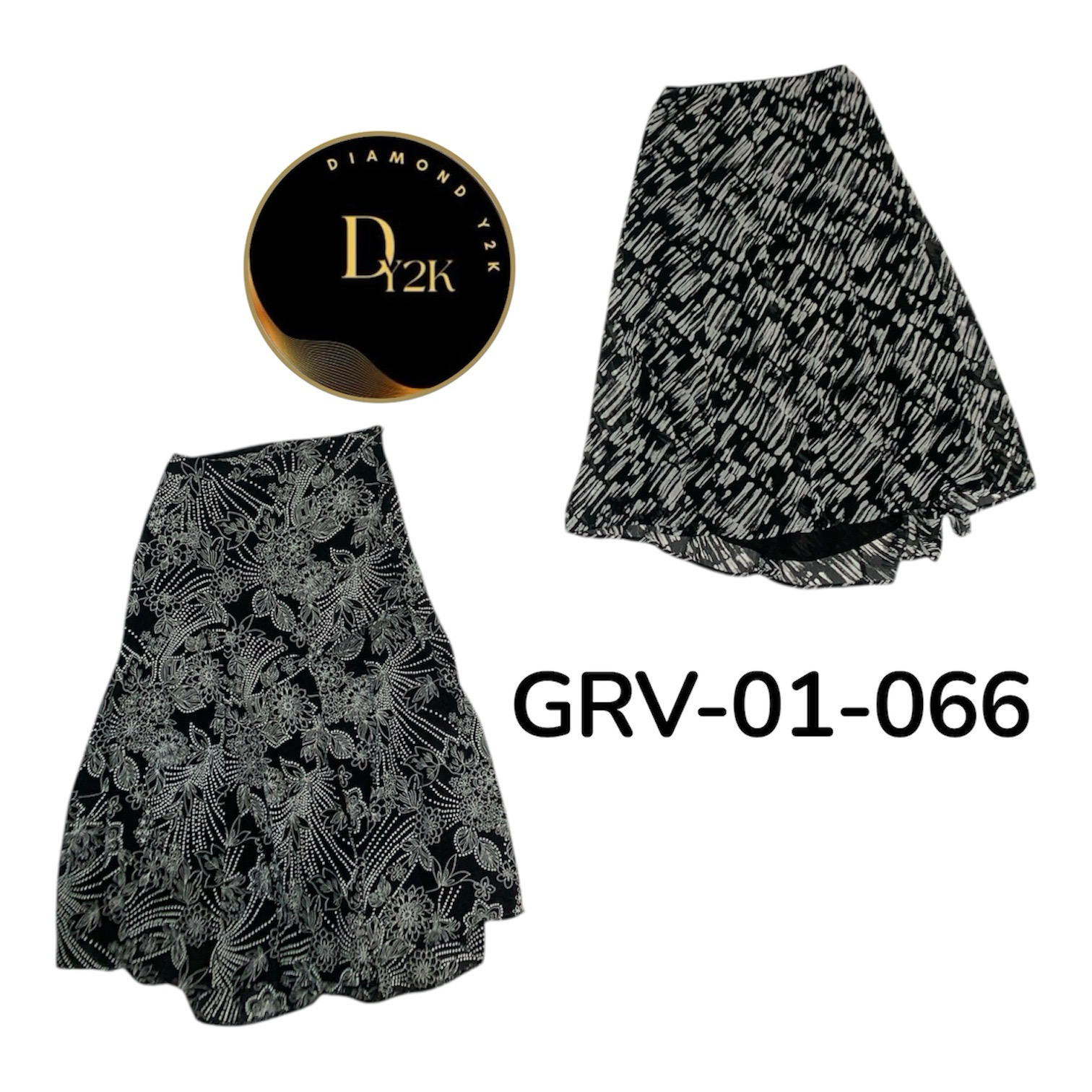 Y2K Poly Skirt – Fashionable Summer  (GRV-01-066)