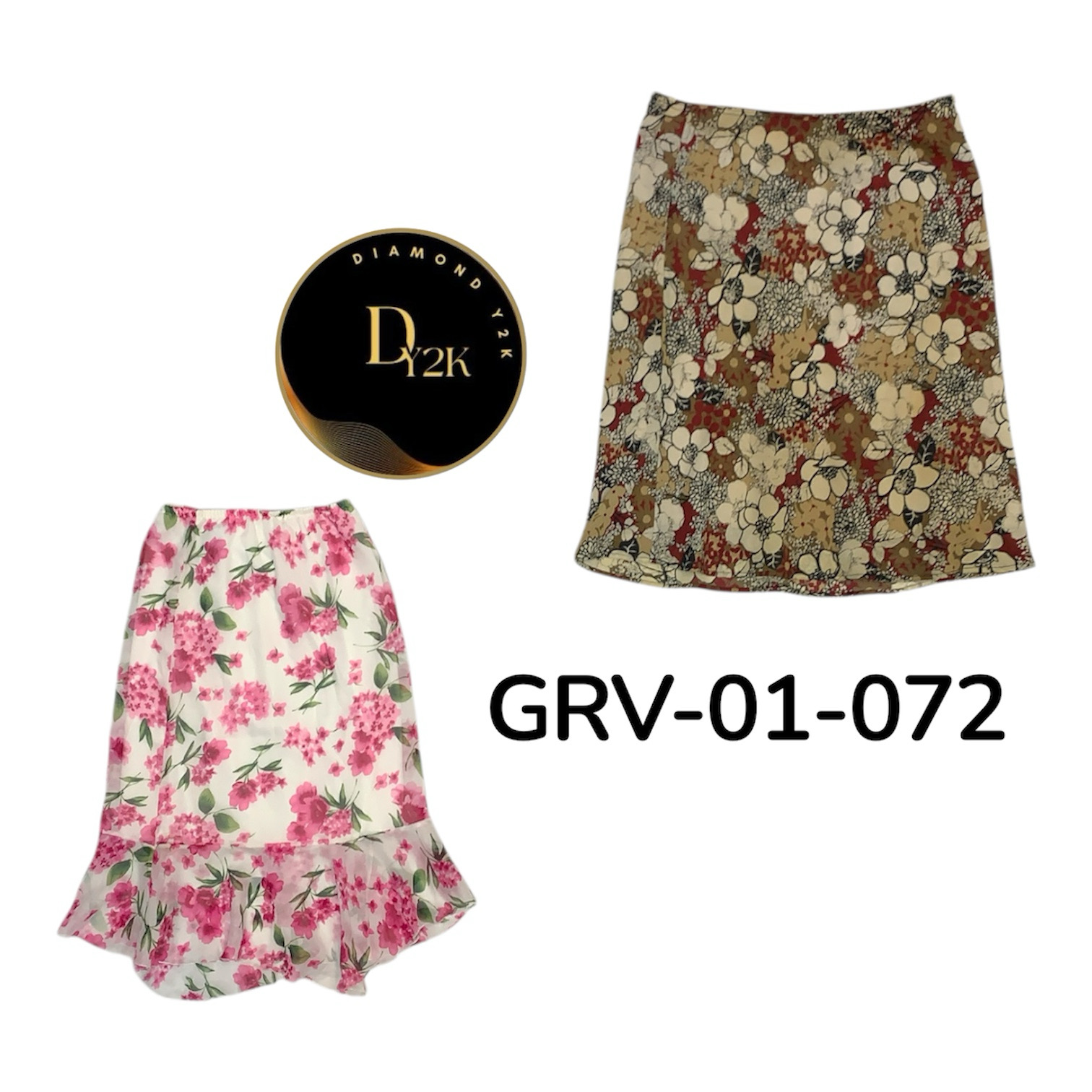 Y2K Poly Skirt – Minimalist Vintage Design (GRV-01..
