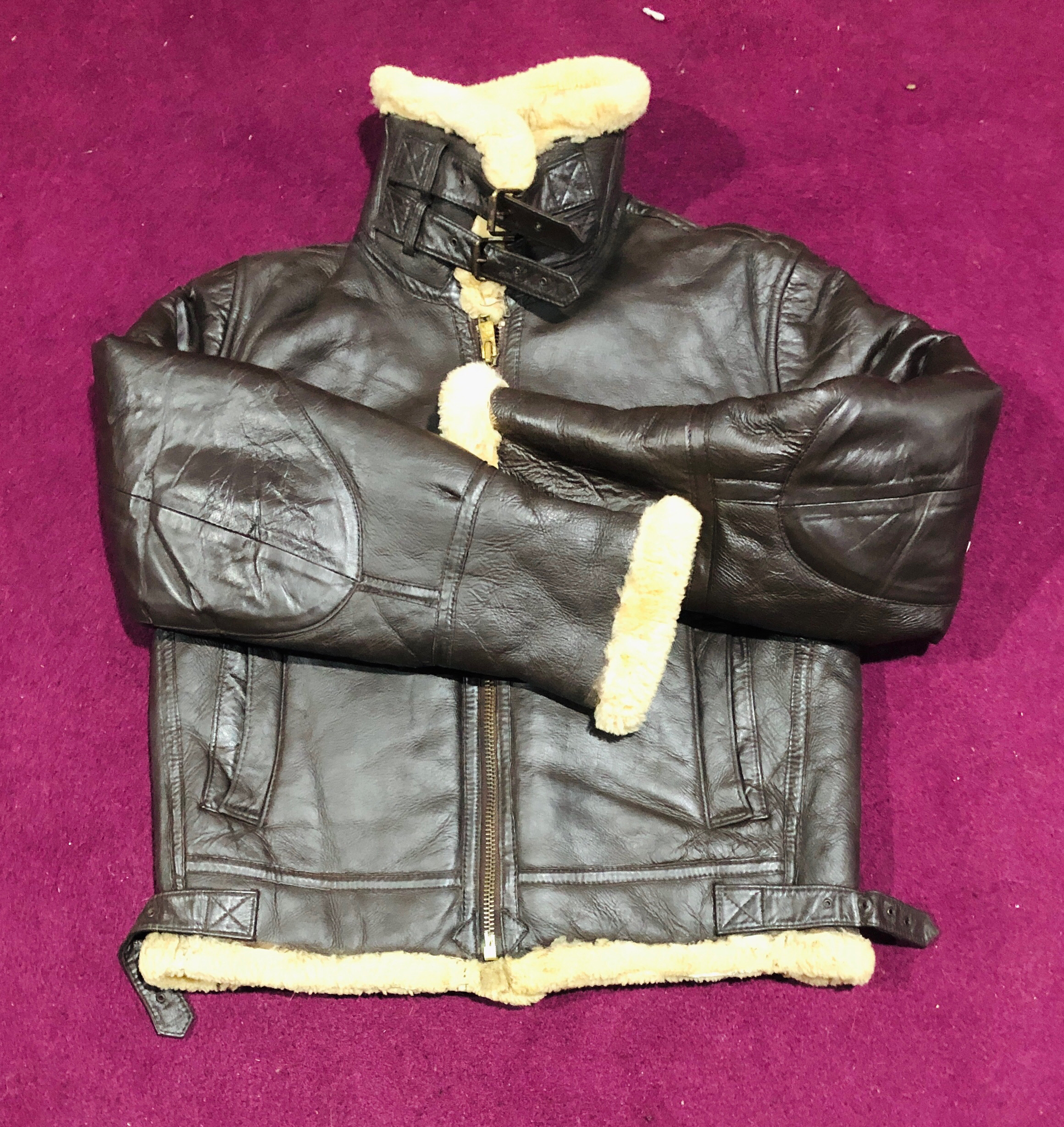 B-3 Leather Bomber Jackets y2k