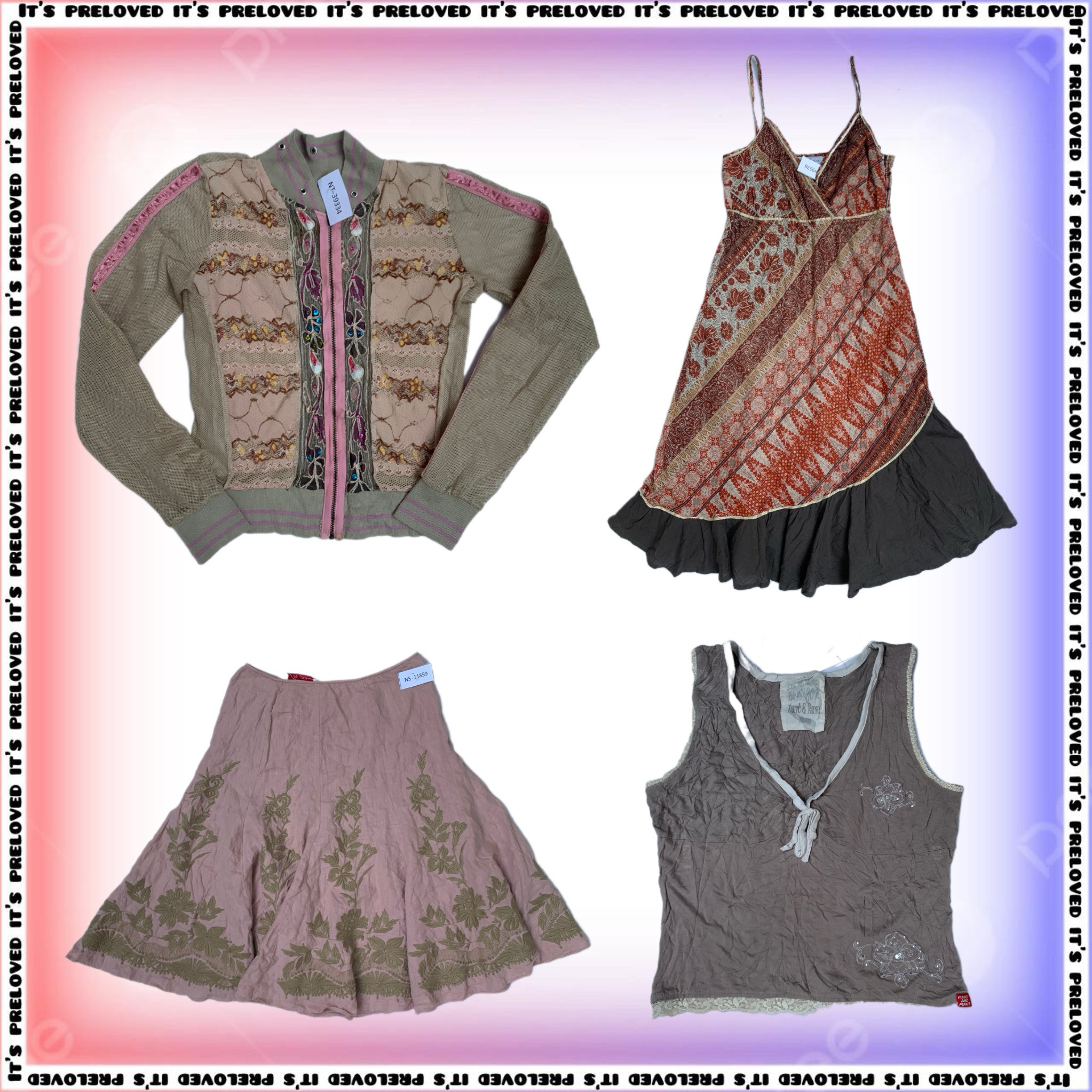 Free Spirit Bundle - Tops, Dresses, Skirts (SS-1825)