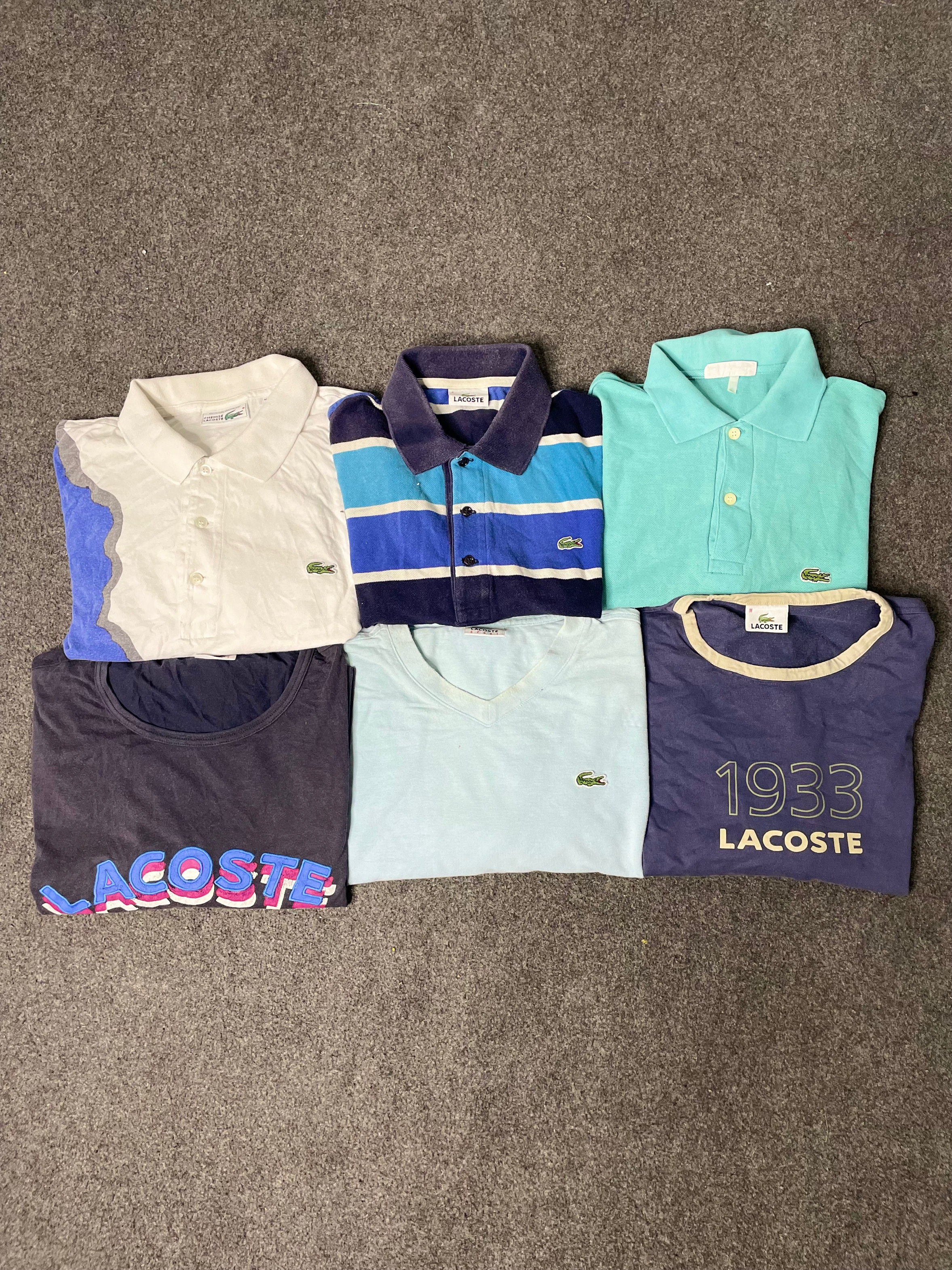 Lacoste Crewneck & Colar T_Shirts 17 pcs