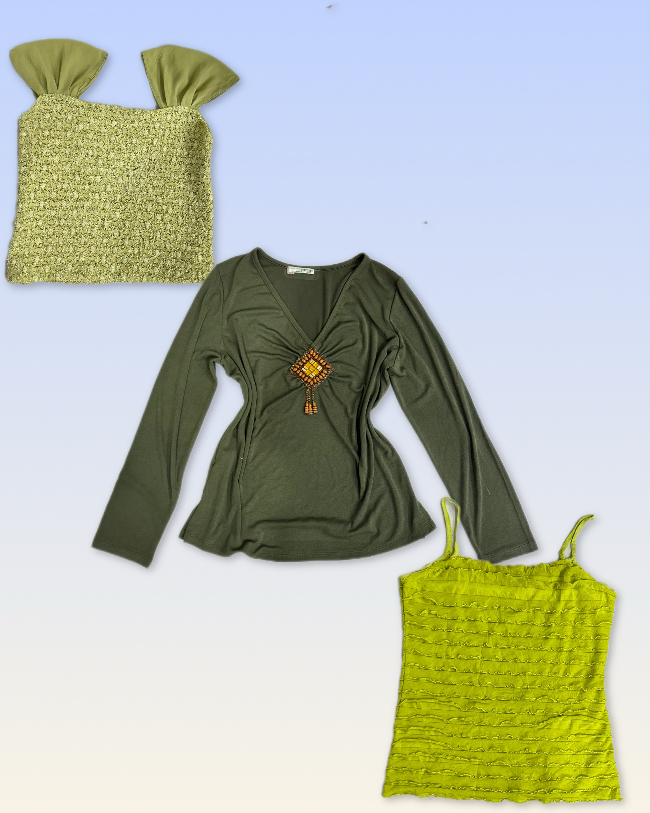 The Green Bless Y2k Tops TT-088