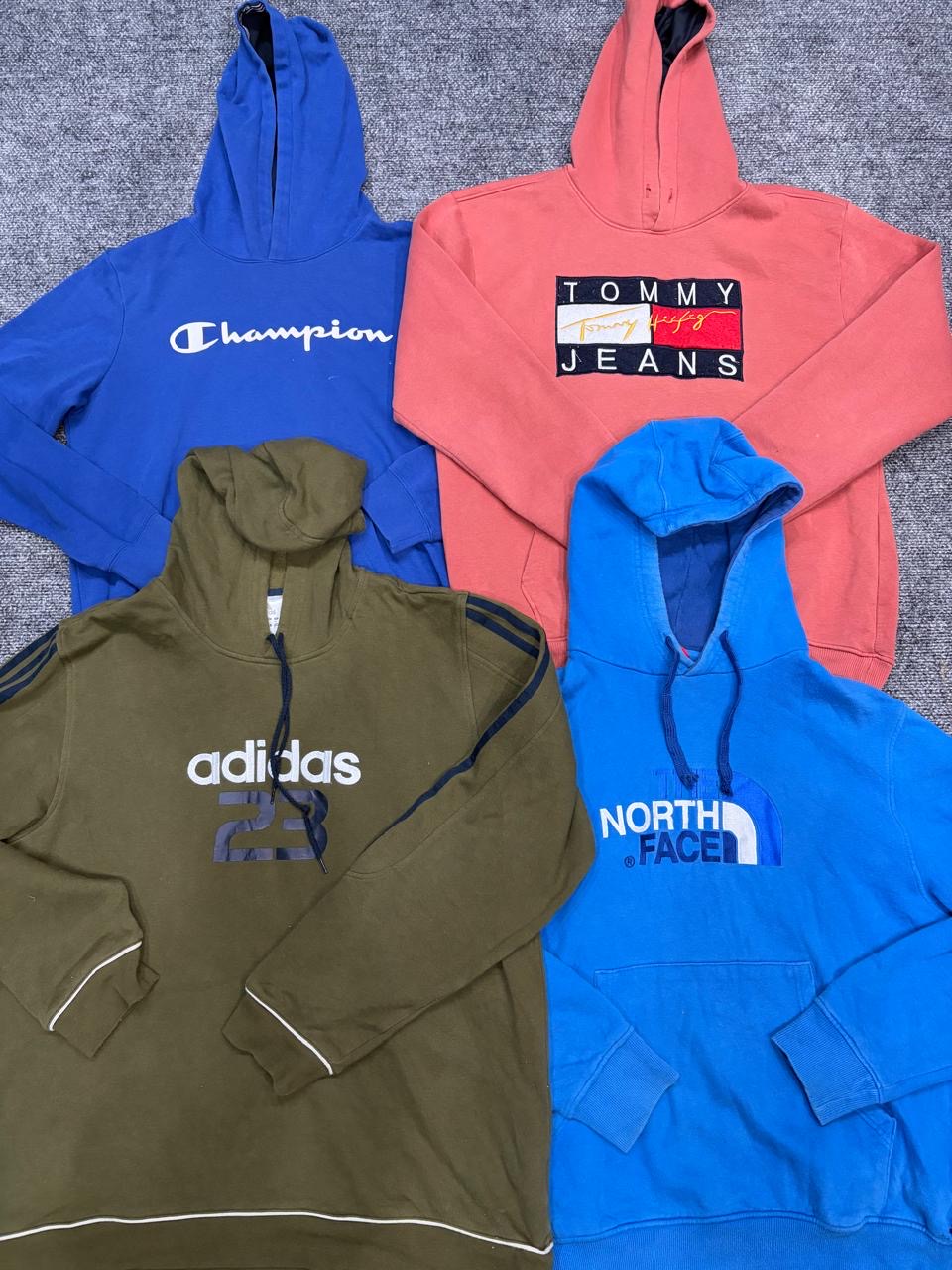 mixed branded hoodies