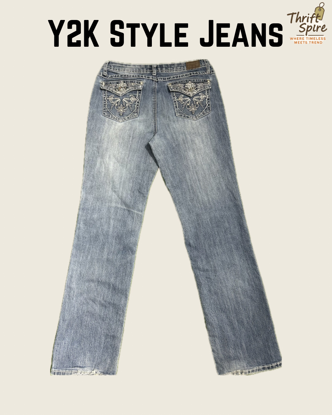 Y2K装飾ジーンズ - [0369]