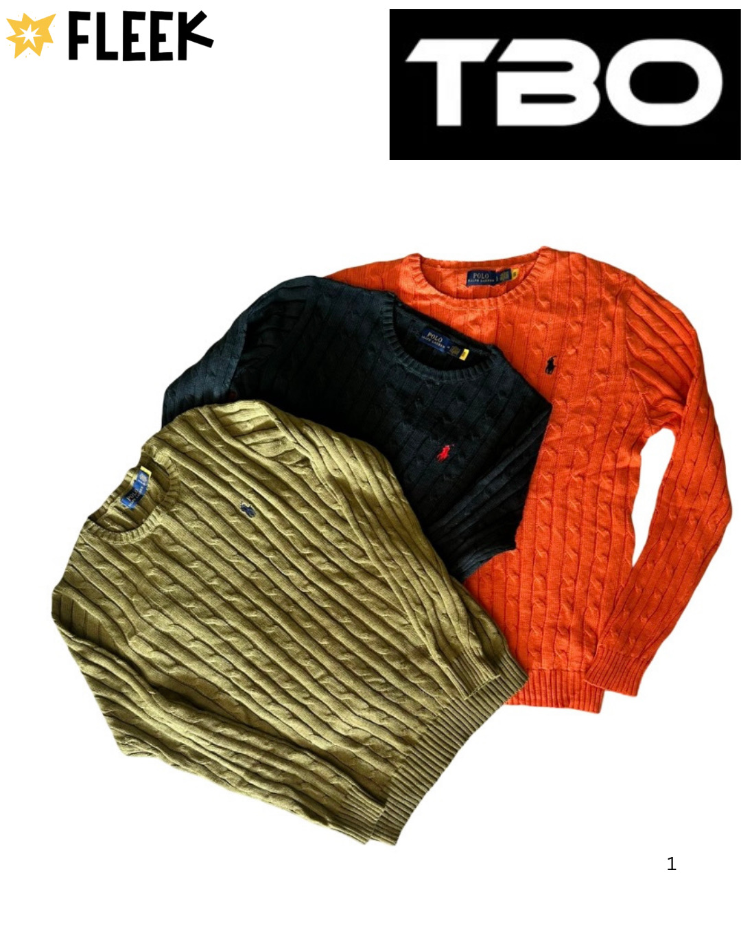 Maglione a maglia intrecciata Polo Ralph Lauren