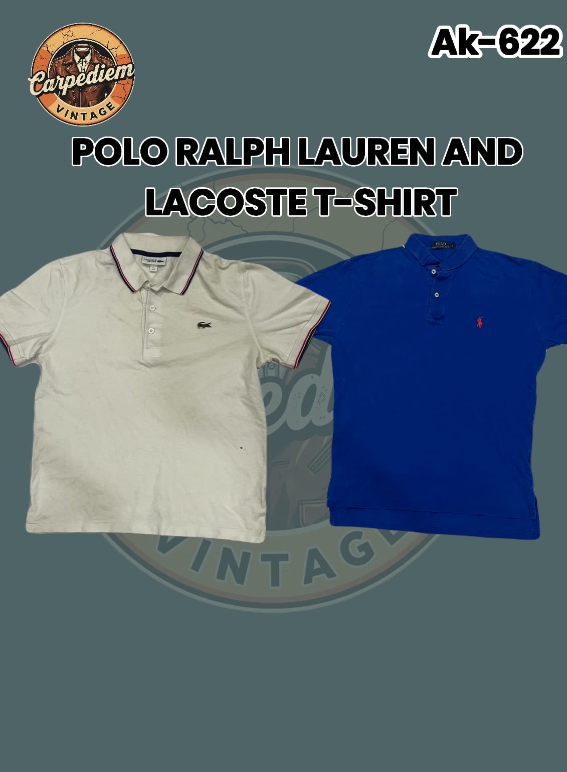 Polo Ralph Lauren e Lacoste camiseta Ak-622