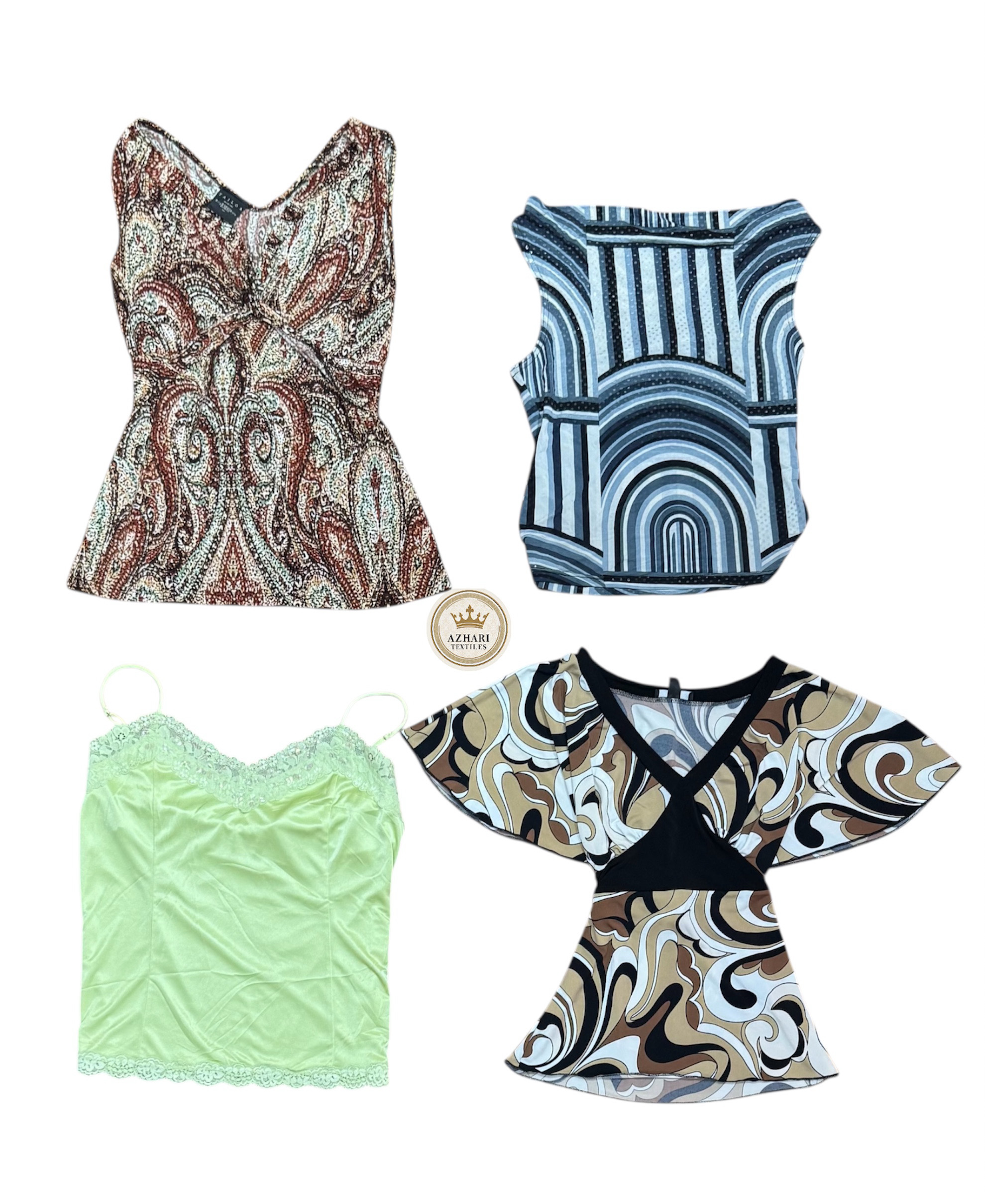 Y2k Tropical Tops 10 pcs At 323