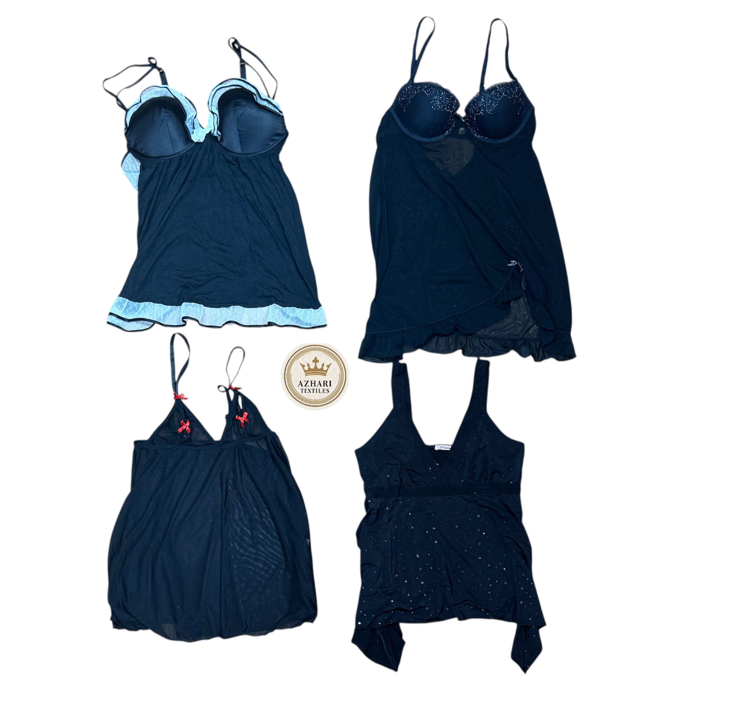 Y2K Black nighties 15 pcs At 327