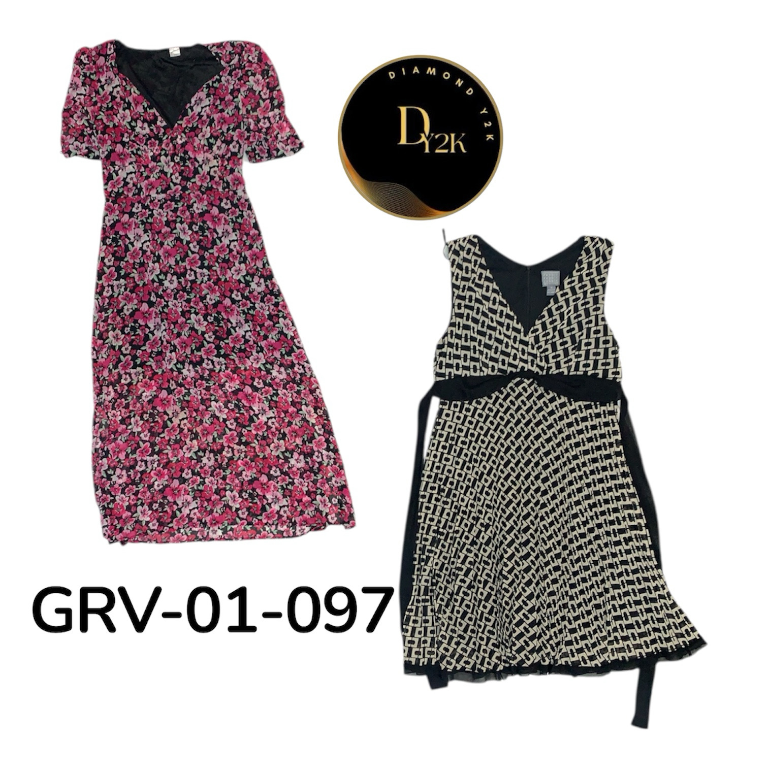 Y2K Poly Dress – Abito elegante ma comodo (GRV-01-097)