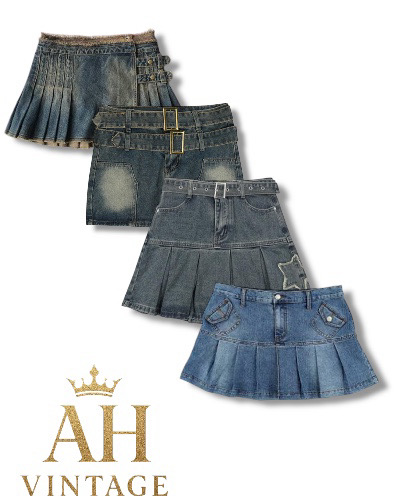 Y2K Denim mini skirts