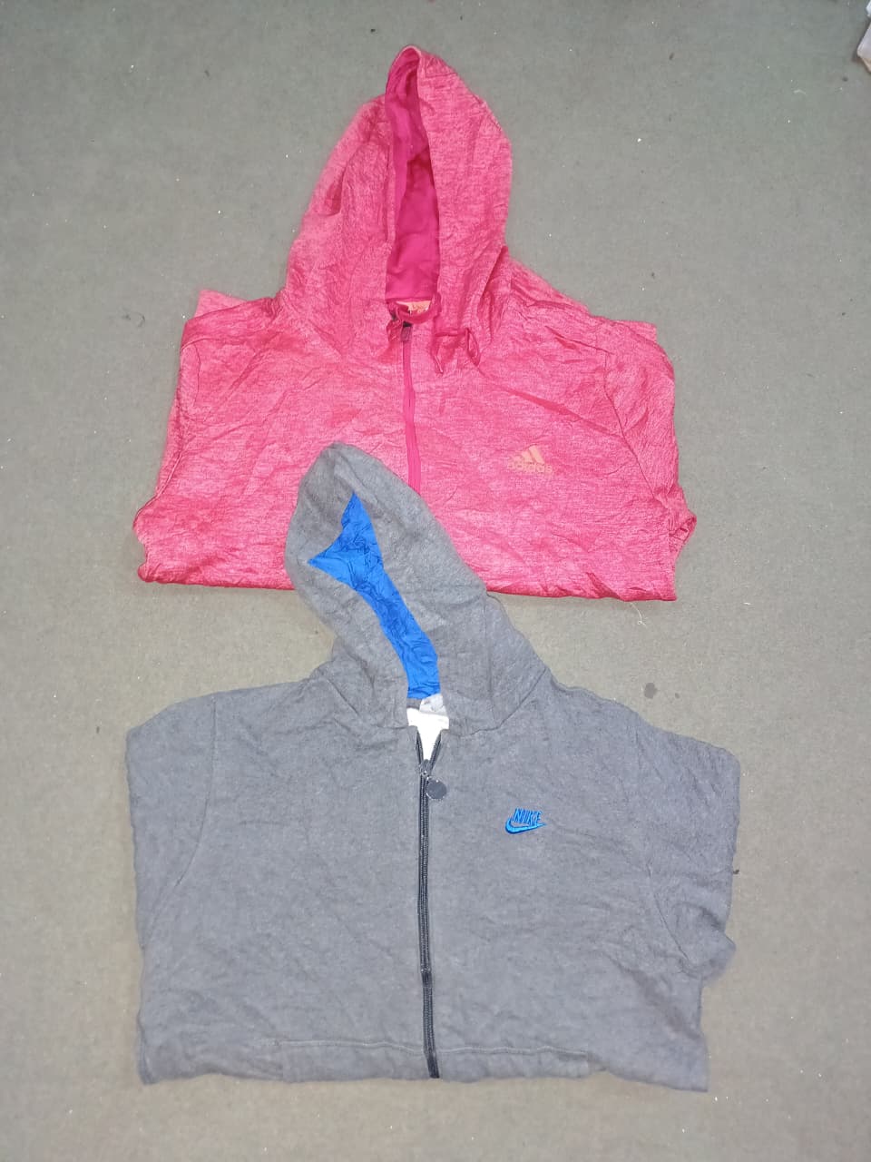 Mixed Branded Full Zip Hoodies